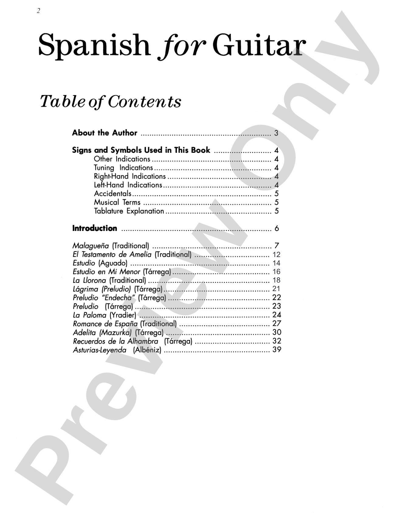Spanish for Guitar: Masters in TAB: Easy to Intermediate Solos by the Spanish Masters: Guitar Tab