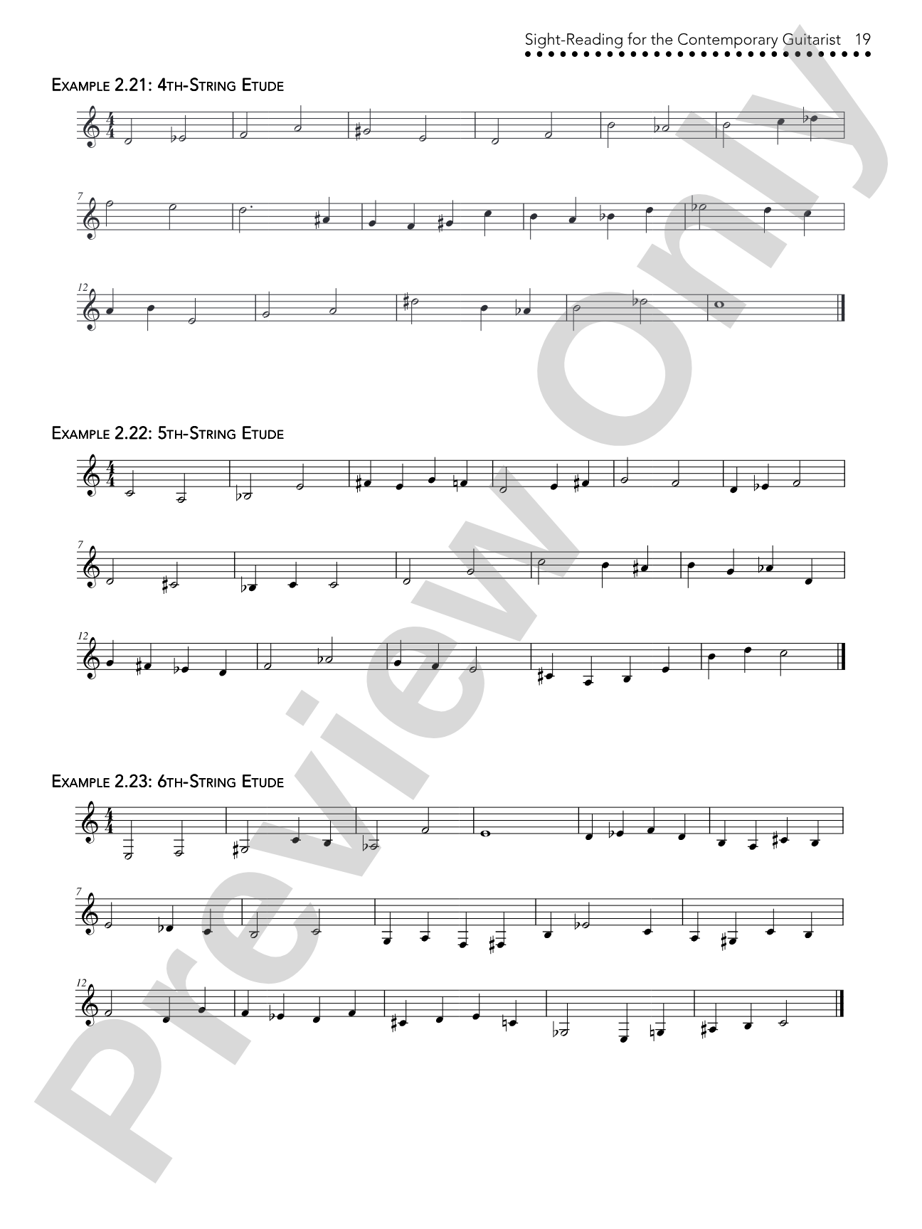 Sight-Reading for the Contemporary Guitarist: The Ultimate Guide to Music for Blues, Rock, and Jazz Guitarists