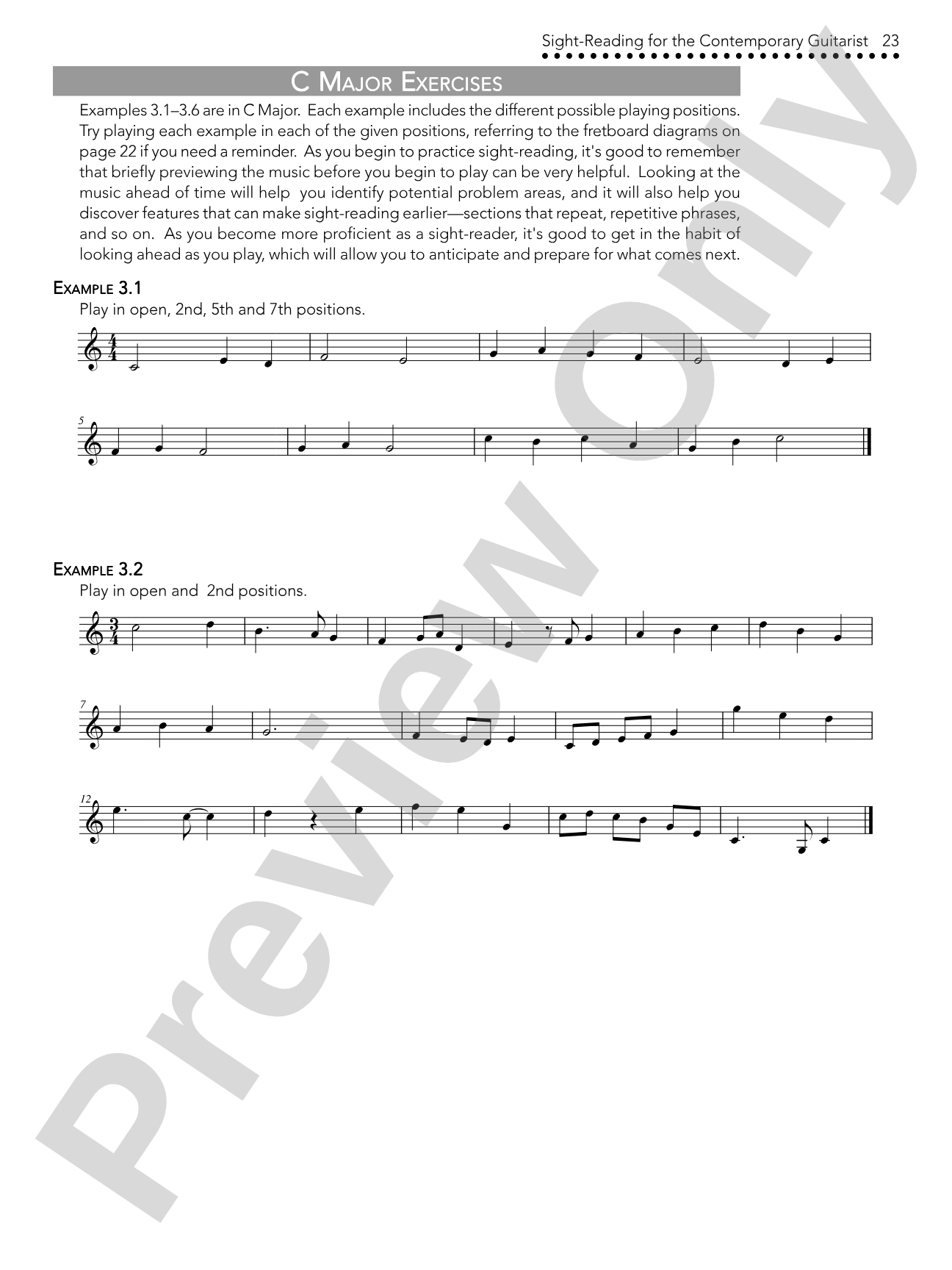 Sight-Reading for the Contemporary Guitarist: The Ultimate Guide to Music for Blues, Rock, and Jazz Guitarists