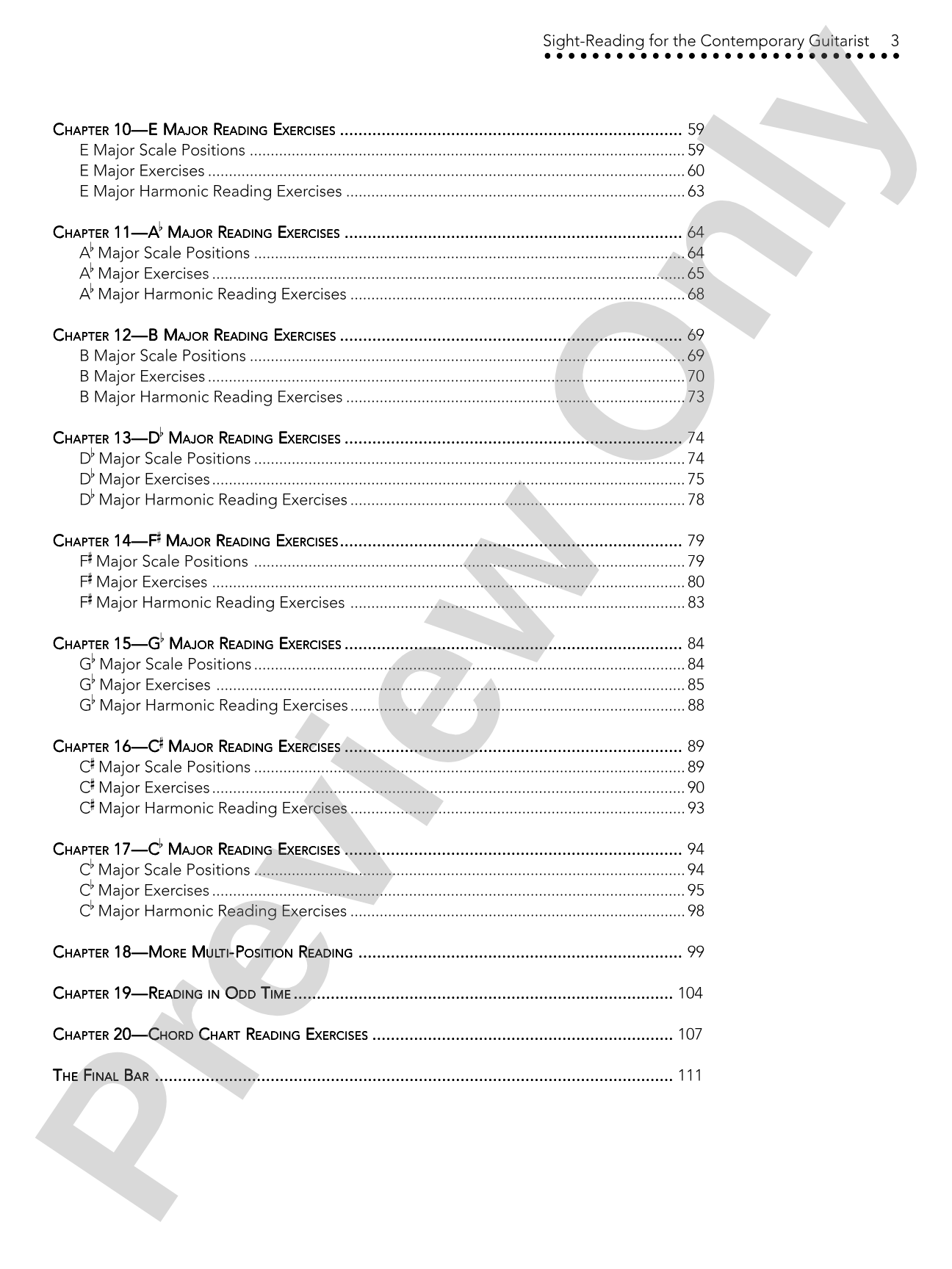 Sight-Reading for the Contemporary Guitarist: The Ultimate Guide to Music for Blues, Rock, and Jazz Guitarists