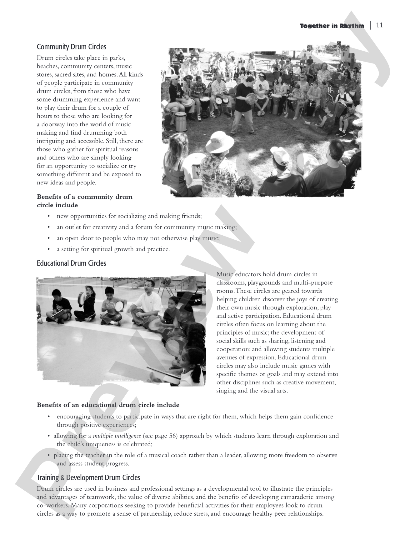 Together in Rhythm: A Facilitator's Guide to Drum Circle Music