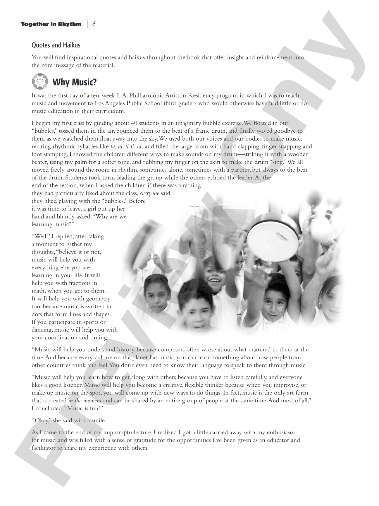 Together in Rhythm: A Facilitator's Guide to Drum Circle Music