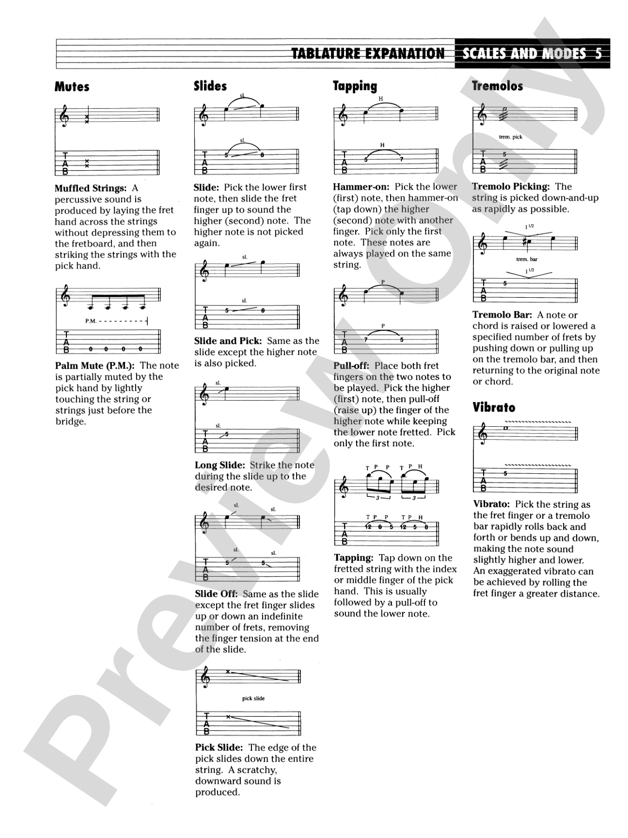 TAB Licks: Scales & Modes for Guitar: A Fun and Easy Way to Use Scales and Modes in Your Playing