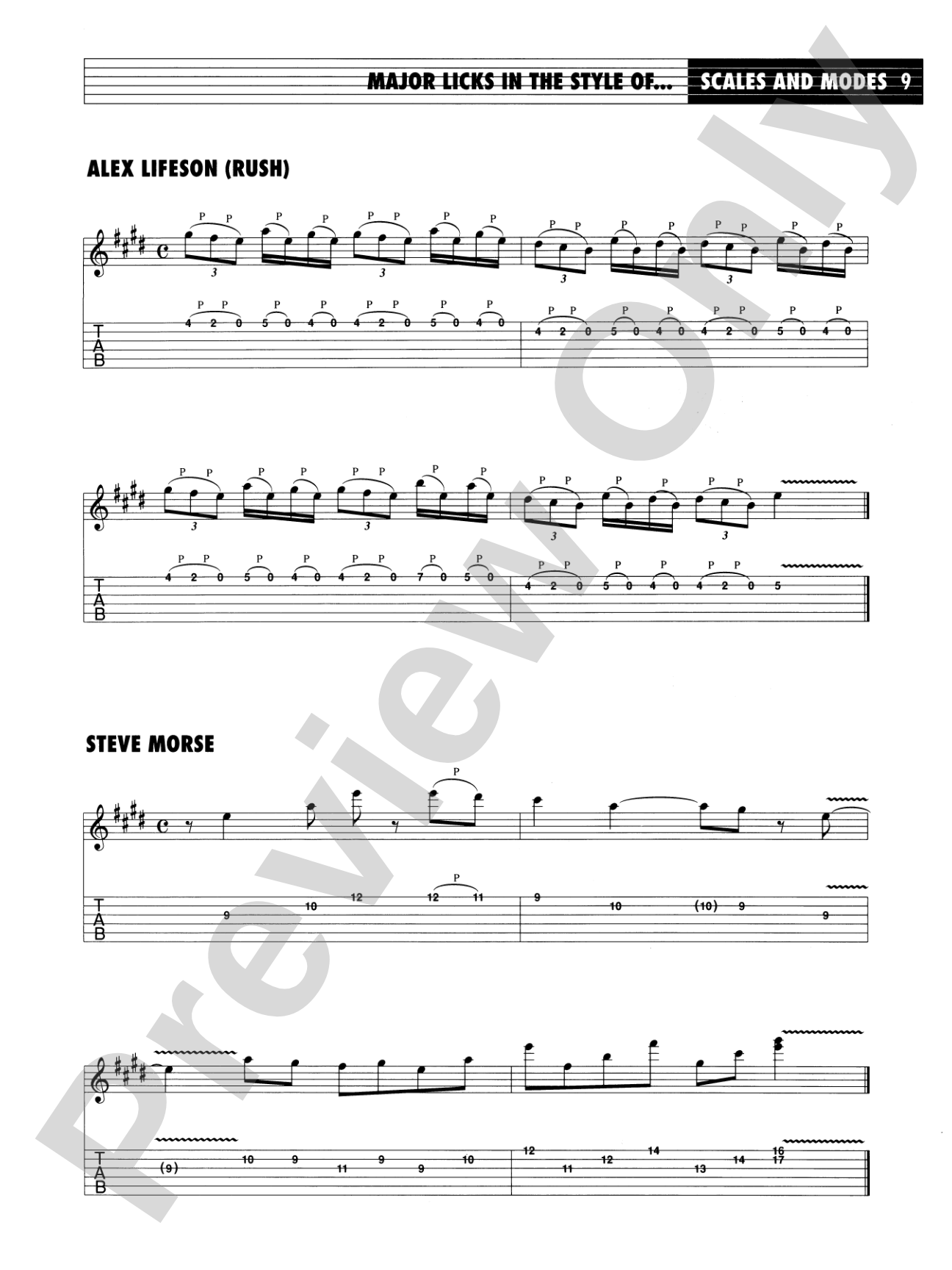 TAB Licks: Scales & Modes for Guitar: A Fun and Easy Way to Use Scales and Modes in Your Playing