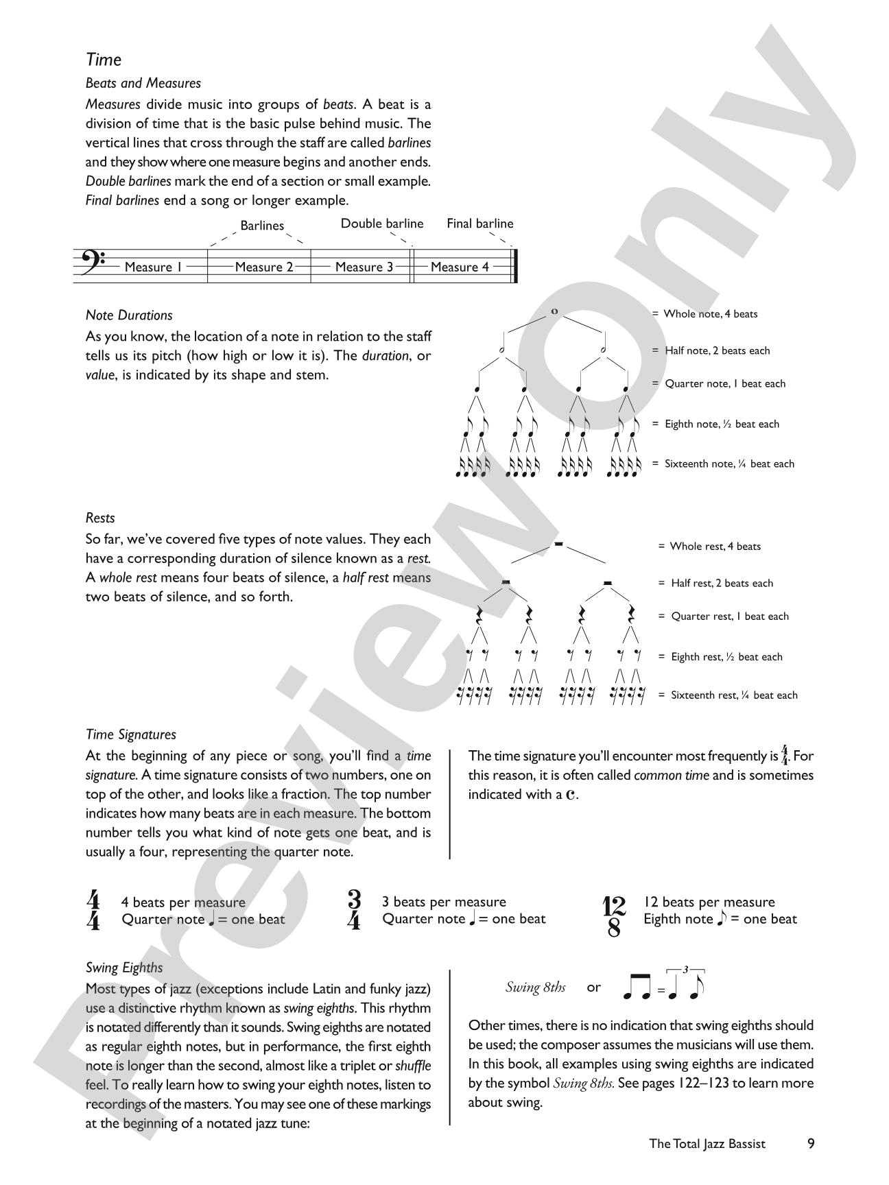 The Total Jazz Bassist: A Fun and Comprehensive Overview of Jazz Bass Playing