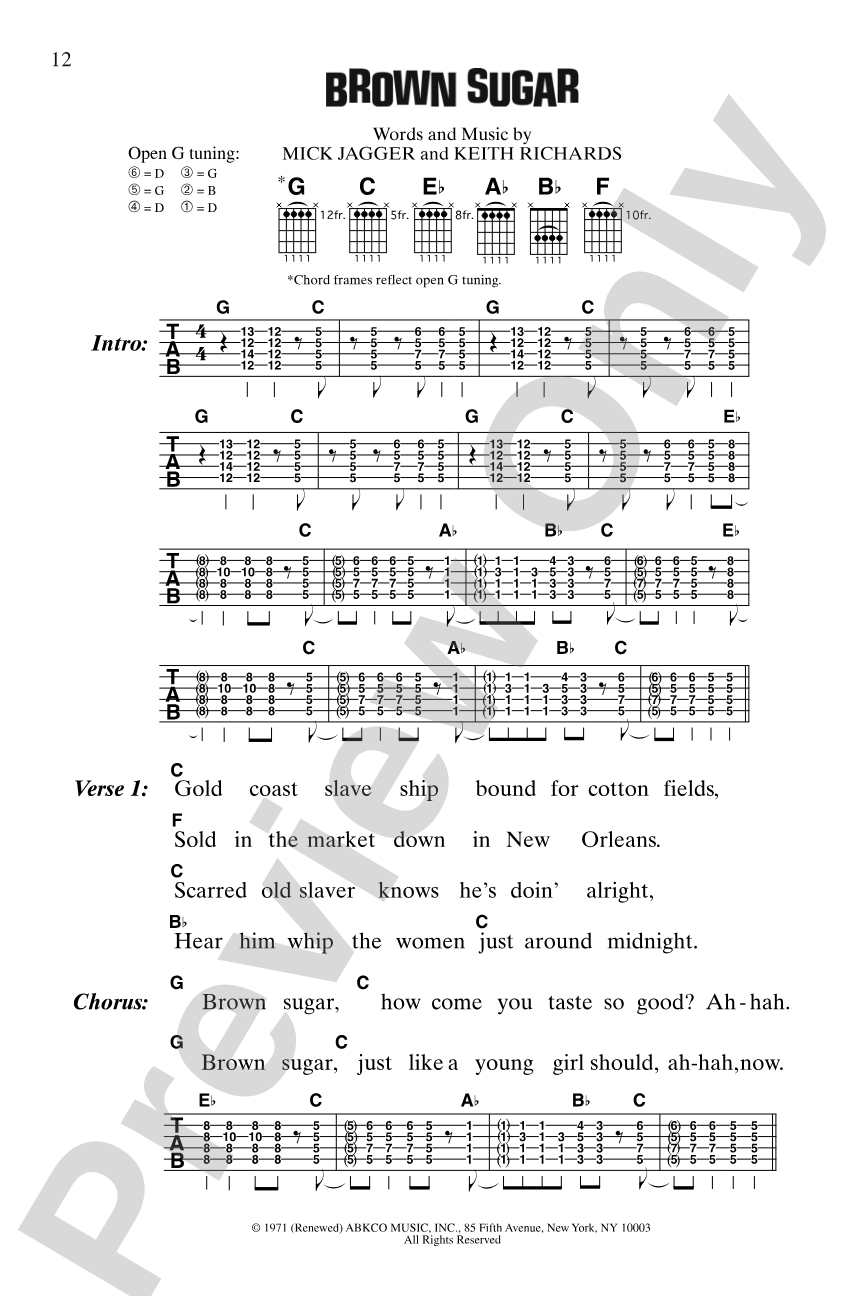 The Rolling Stones: Lyric & Chord Songbook
