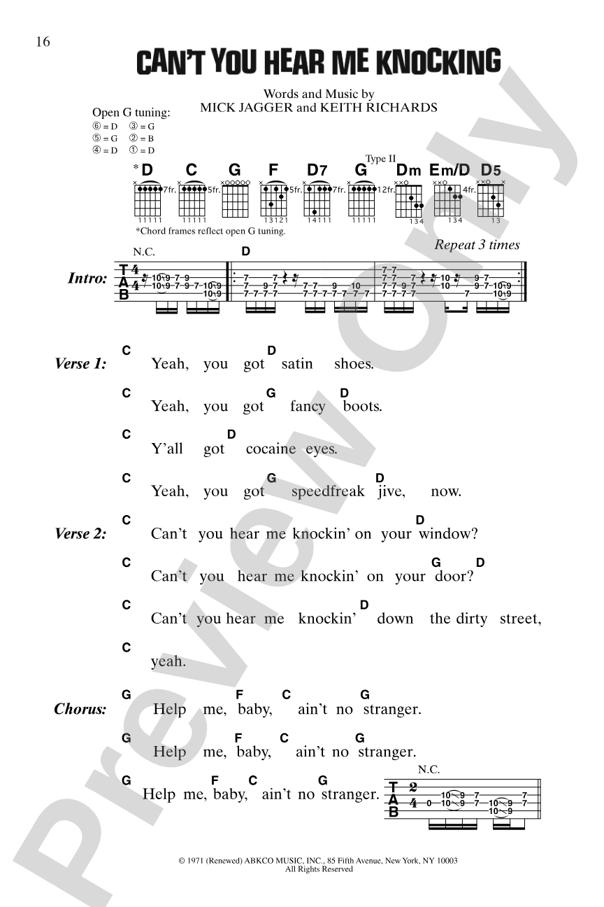 The Rolling Stones: Lyric & Chord Songbook