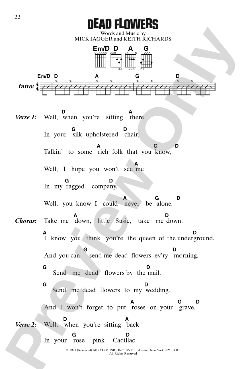 The Rolling Stones: Lyric & Chord Songbook