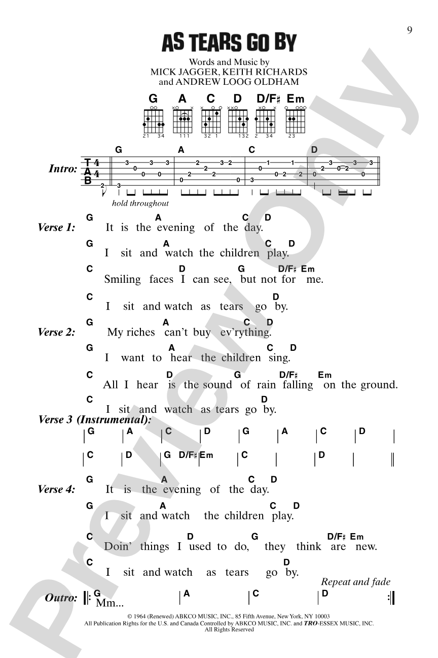 The Rolling Stones: Lyric & Chord Songbook
