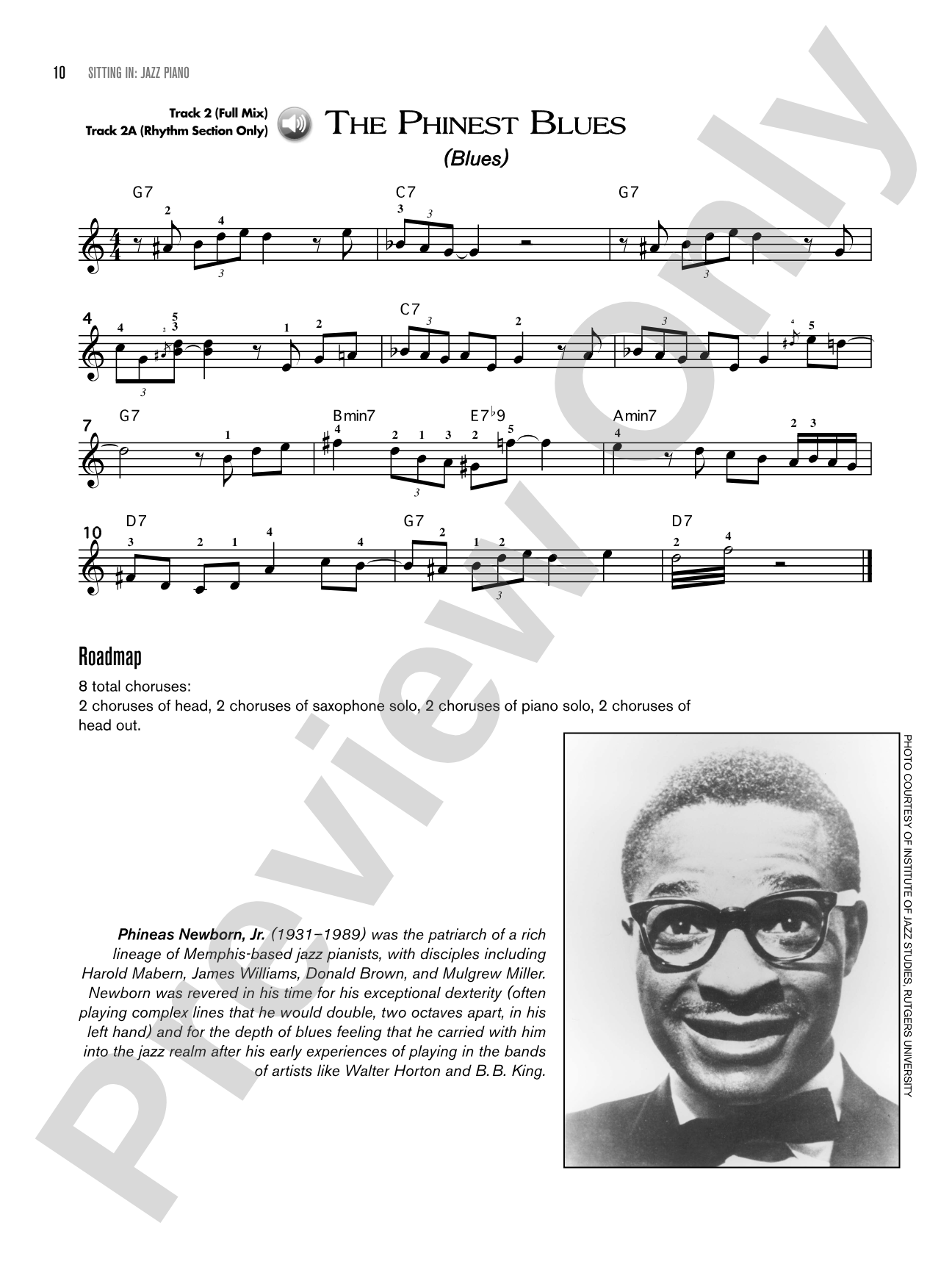 Sitting In: Jazz Piano: Backing Tracks and Improv Lessons: Piano