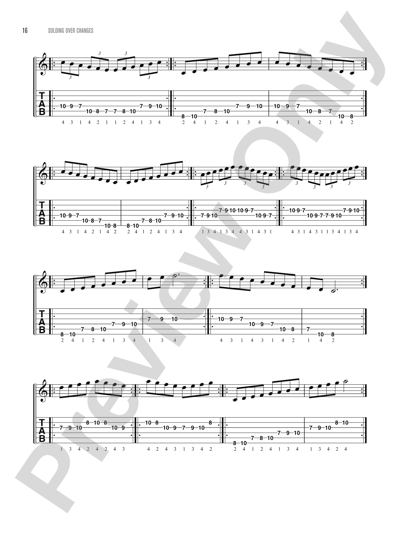 Soloing over Changes: The Ultimate Guide to Improvising with Scales over Chords on the Guitar