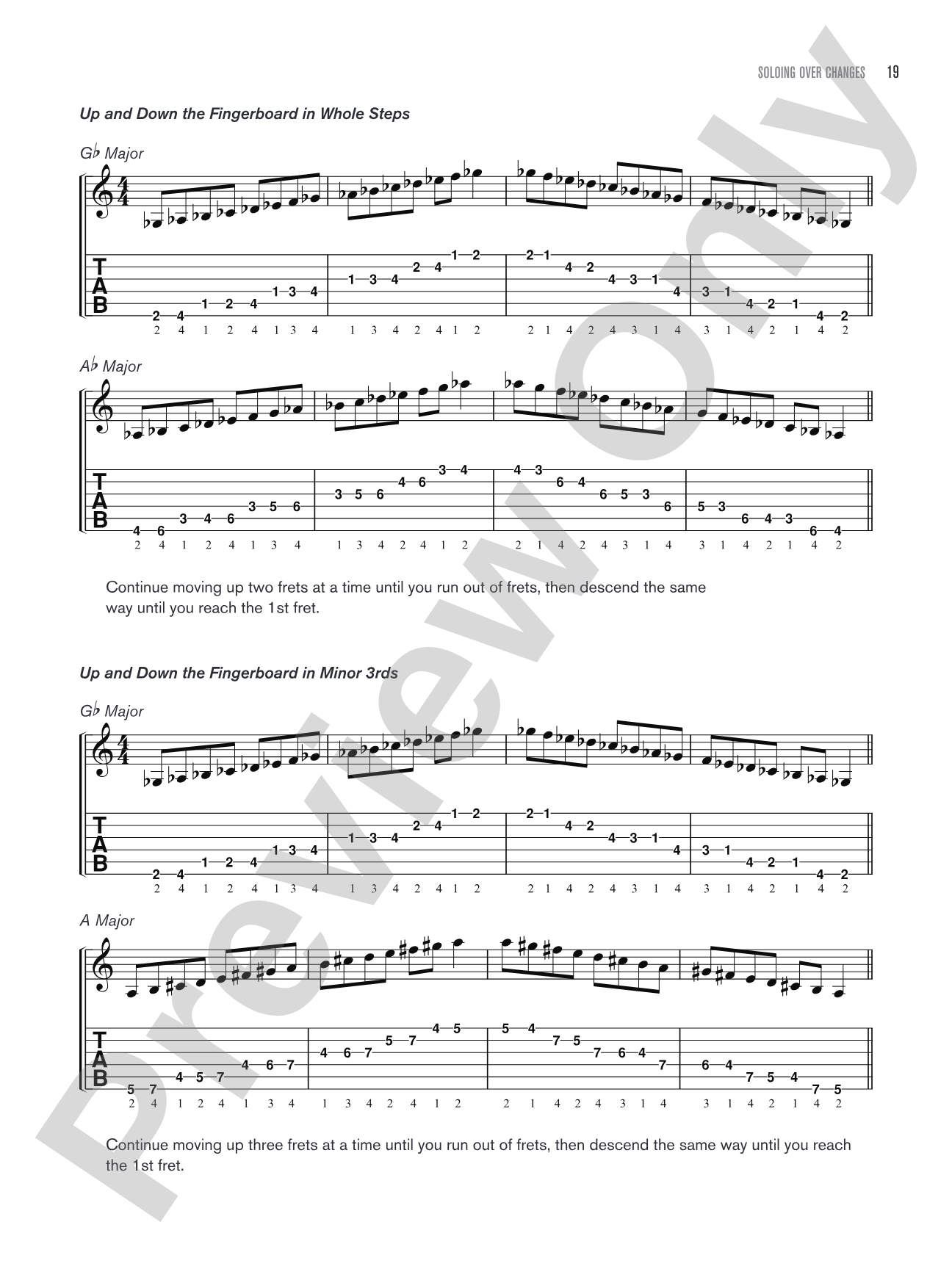 Soloing over Changes: The Ultimate Guide to Improvising with Scales over Chords on the Guitar