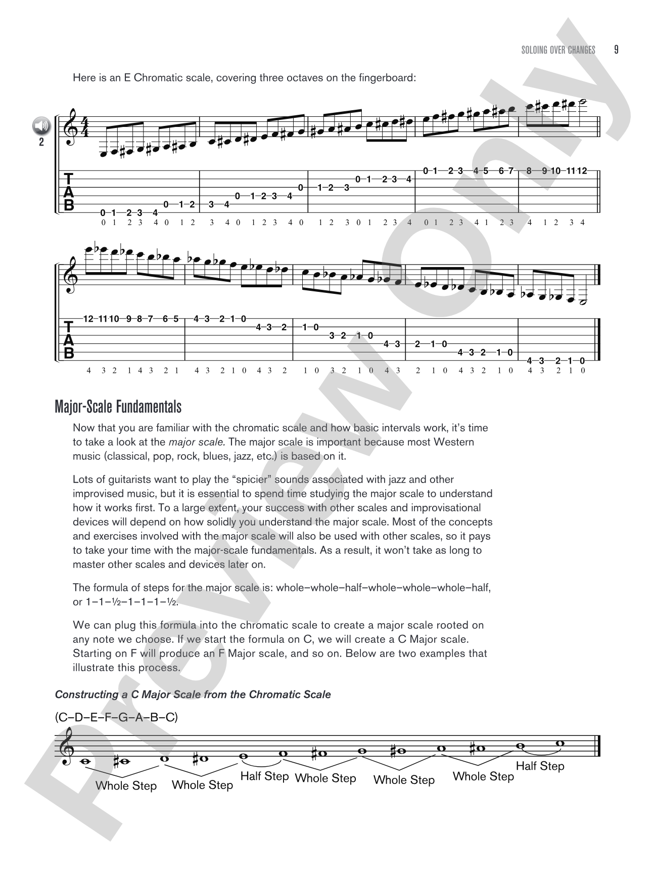 Soloing over Changes: The Ultimate Guide to Improvising with Scales over Chords on the Guitar
