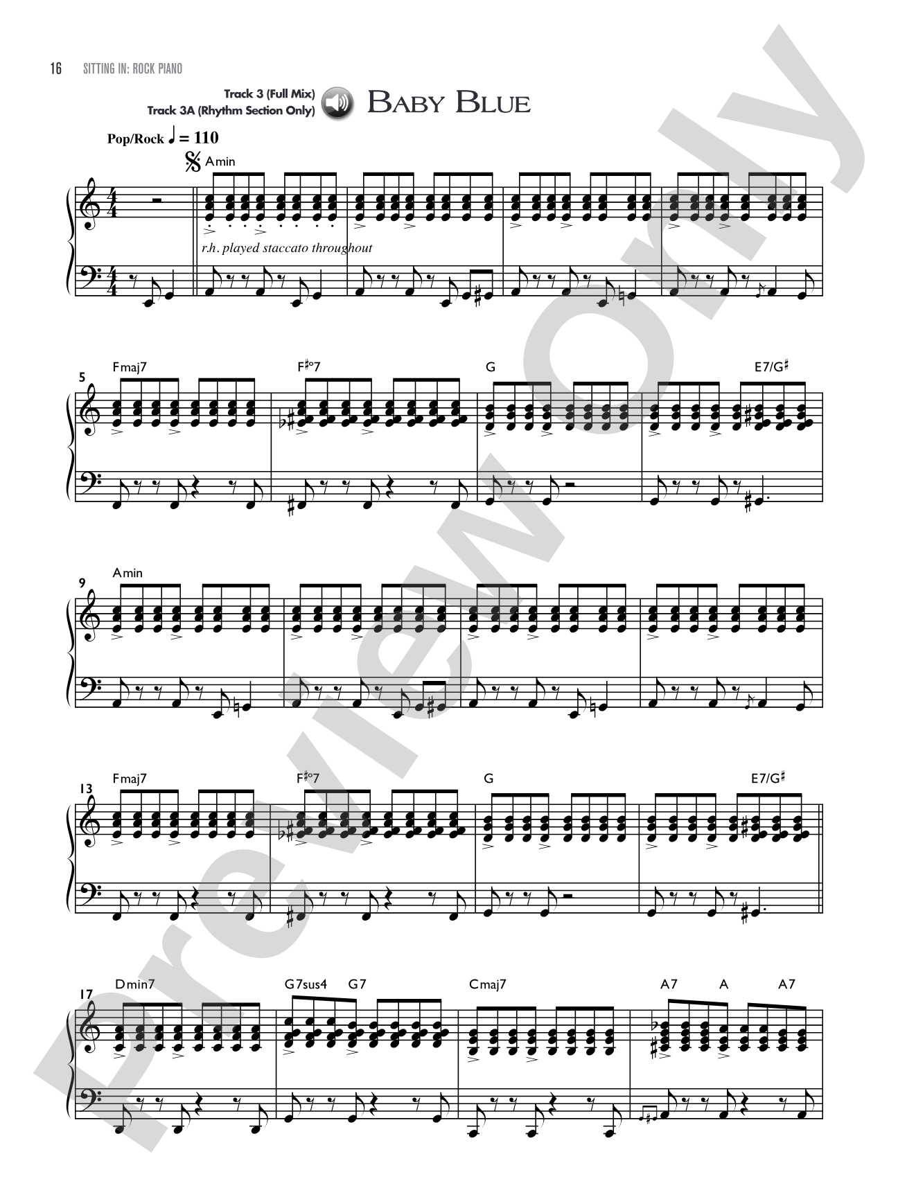 Sitting In: Rock Piano: Backing Tracks and Improv Lessons: Piano