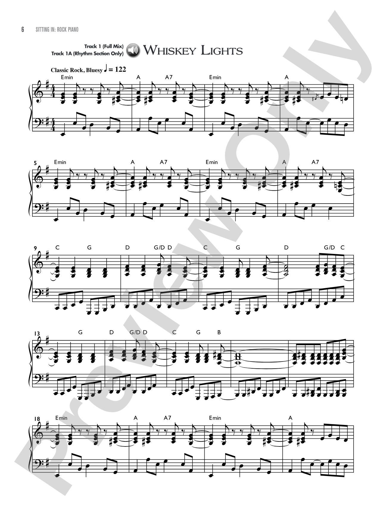 Sitting In: Rock Piano: Backing Tracks and Improv Lessons: Piano