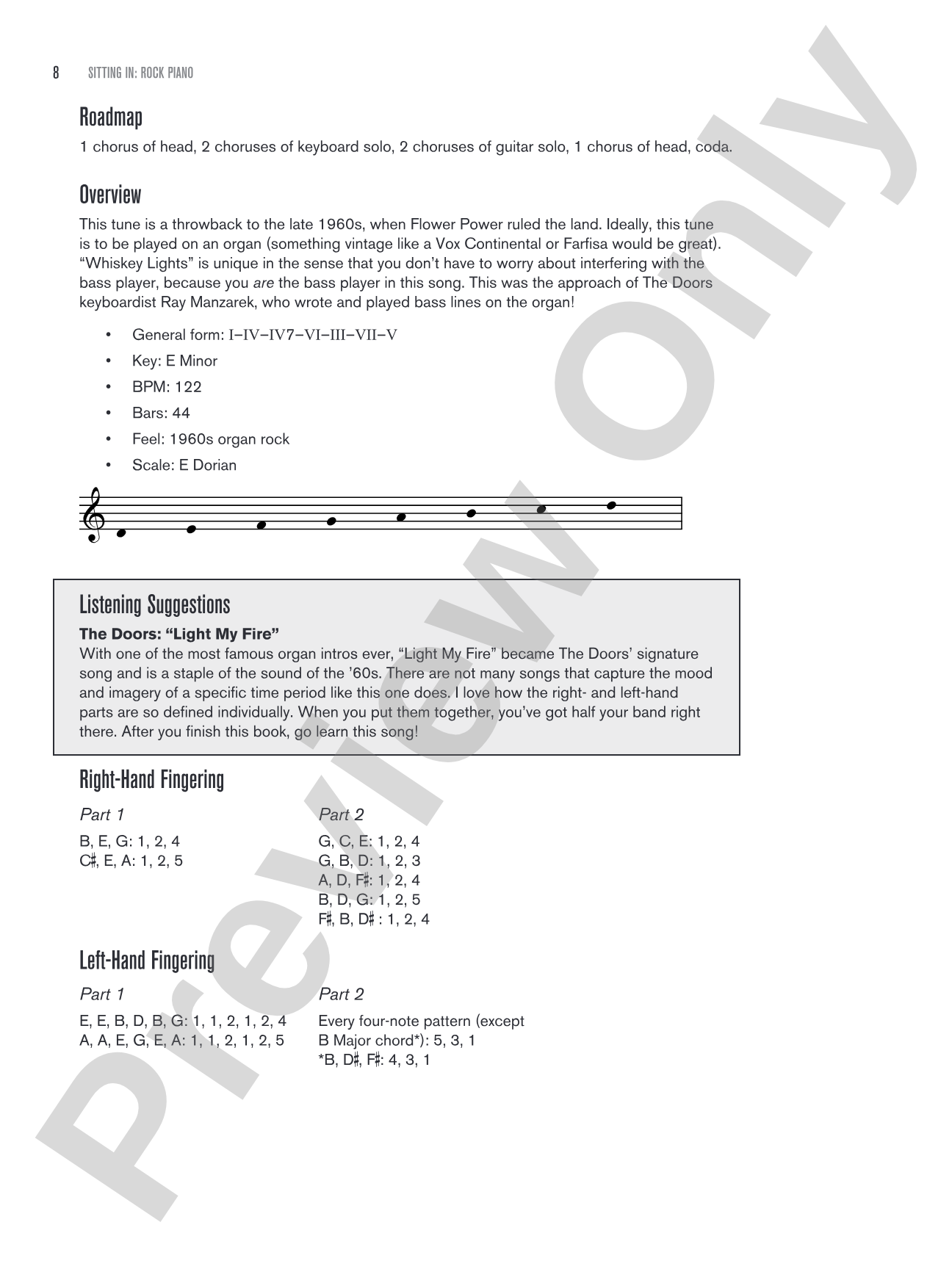 Sitting In: Rock Piano: Backing Tracks and Improv Lessons: Piano