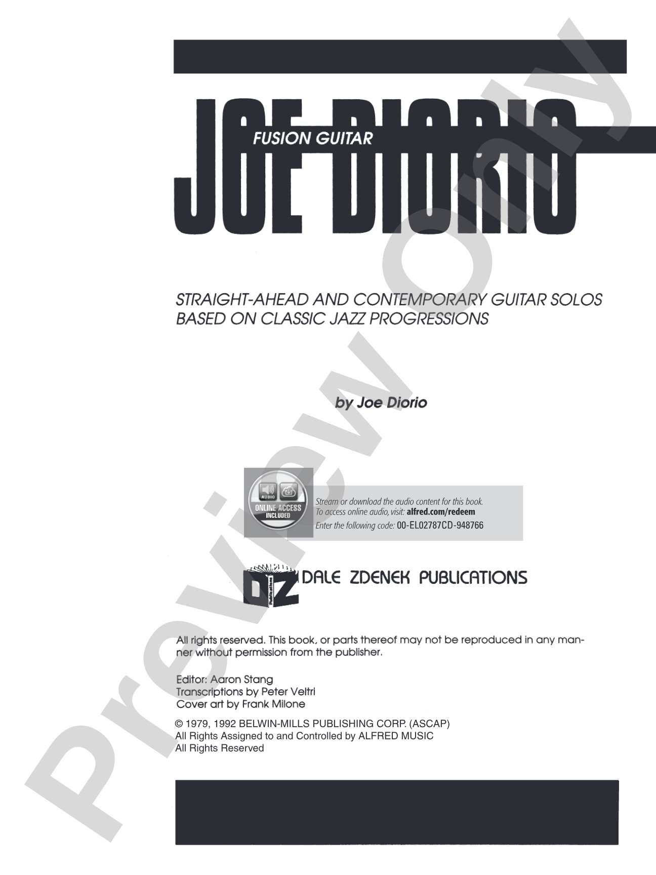Joe Diorio: Fusion Guitar