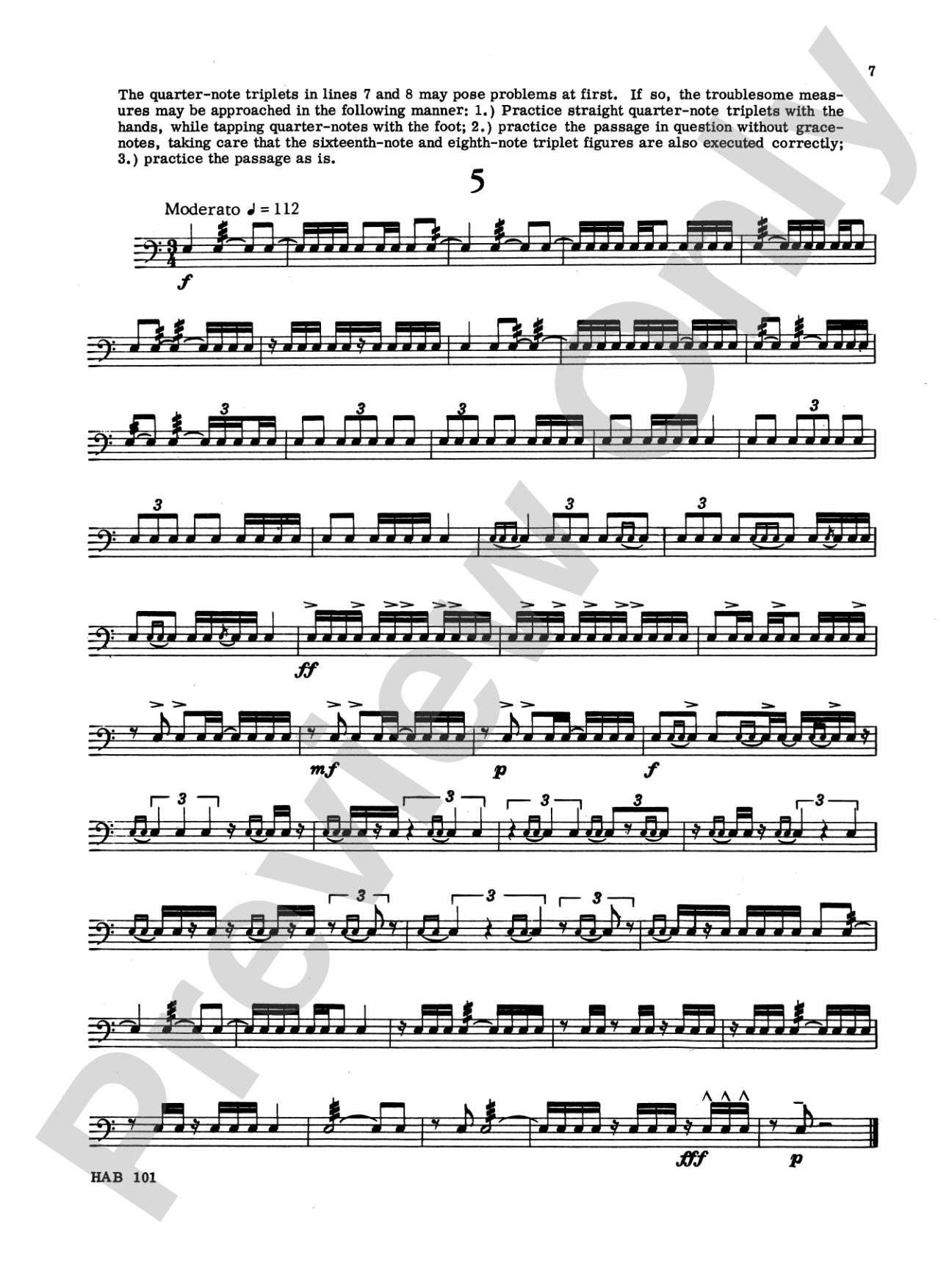 Portraits in Rhythm: 50 Studies for Snare Drum