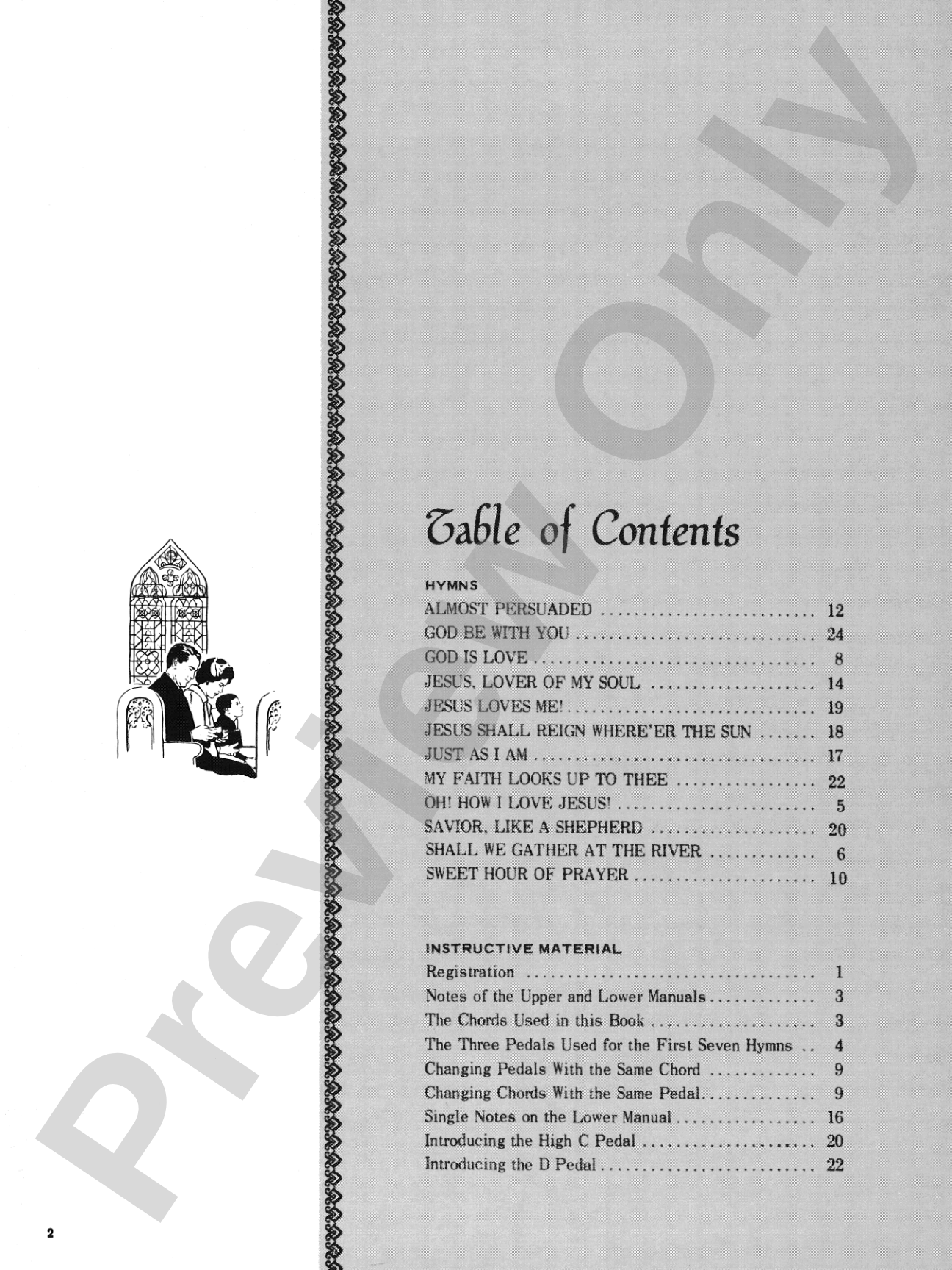 Easiest Organ Hymn Book: Organ