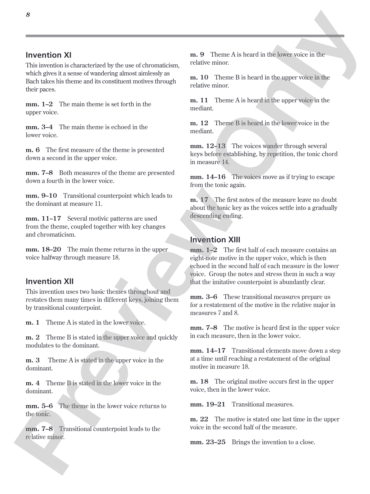 J. S. Bach: 15 Two-Part Inventions: Transcribed for Solo Guitar: Solo Guitar