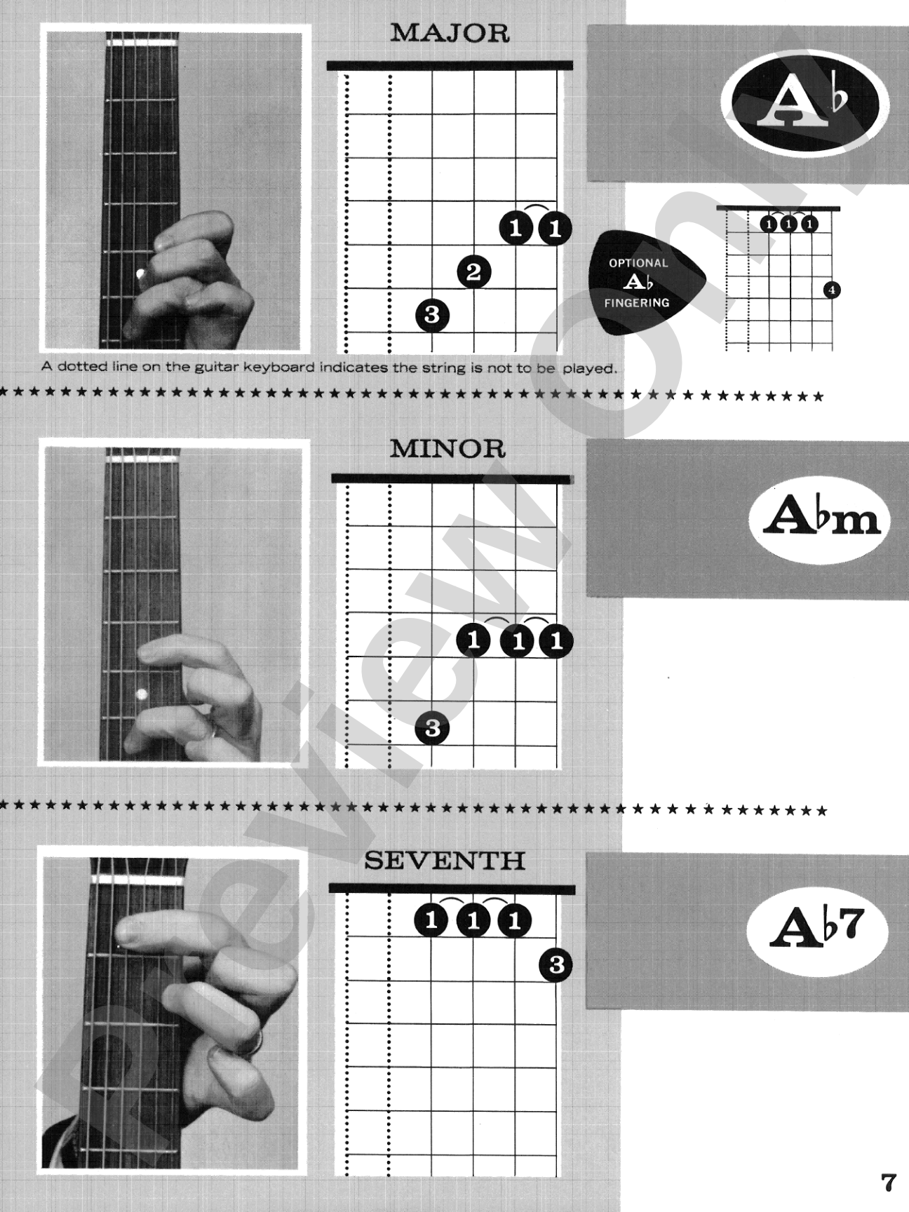 Guitar Chord Dictionary: A Fact-Filled Reference Book That Allows You to Quickly Look Up Chords in All Positions