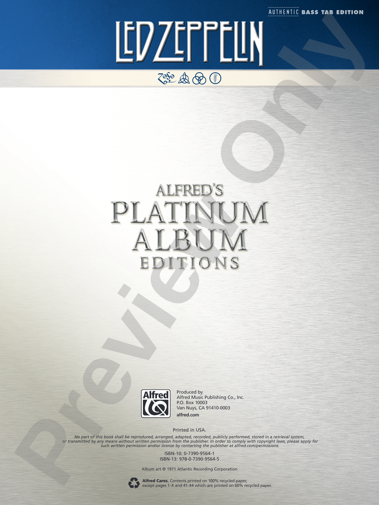 Led Zeppelin: Untitled (IV) Platinum Album Edition