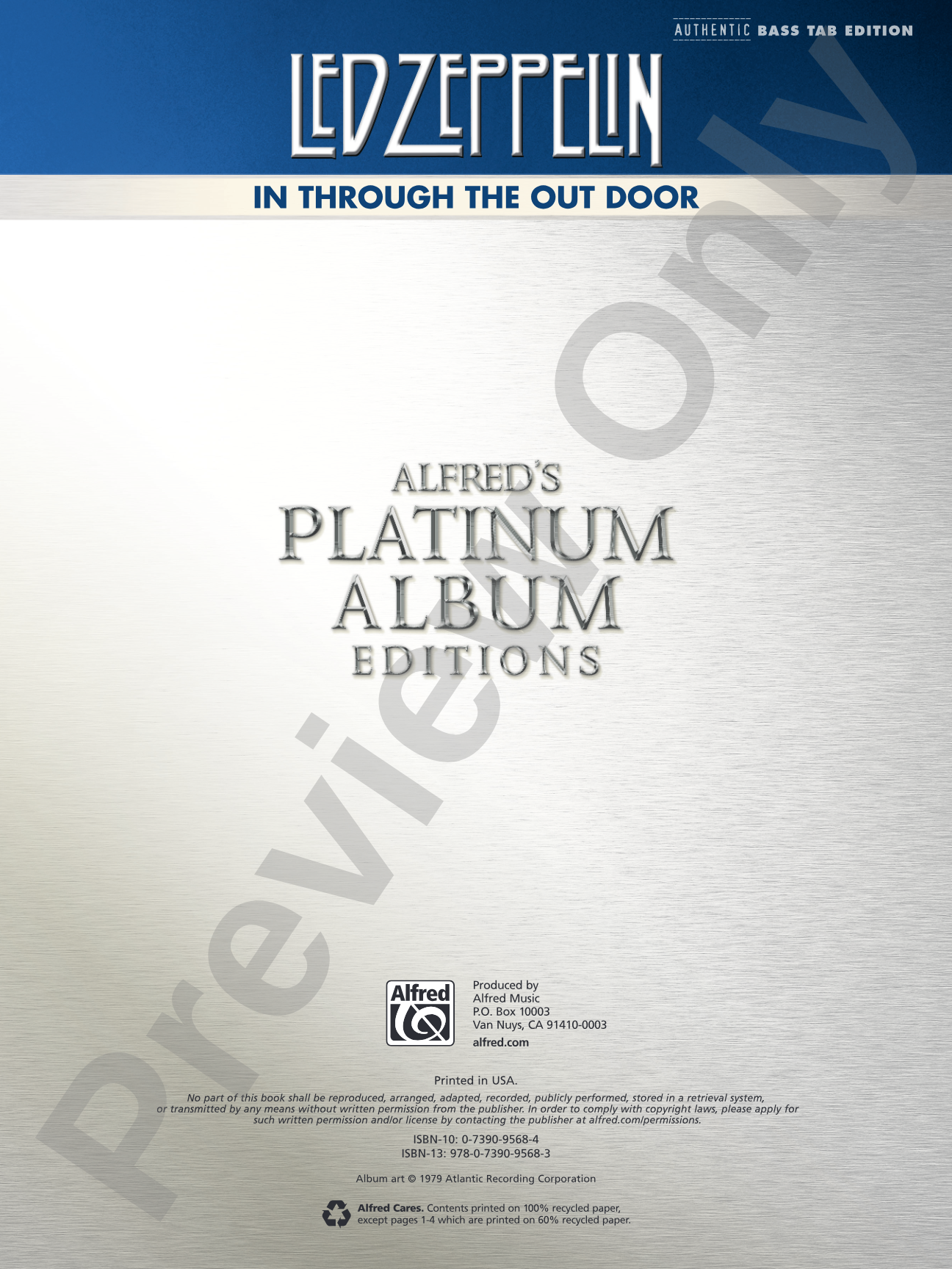 Led Zeppelin: In Through the Out Door Platinum Album Edition