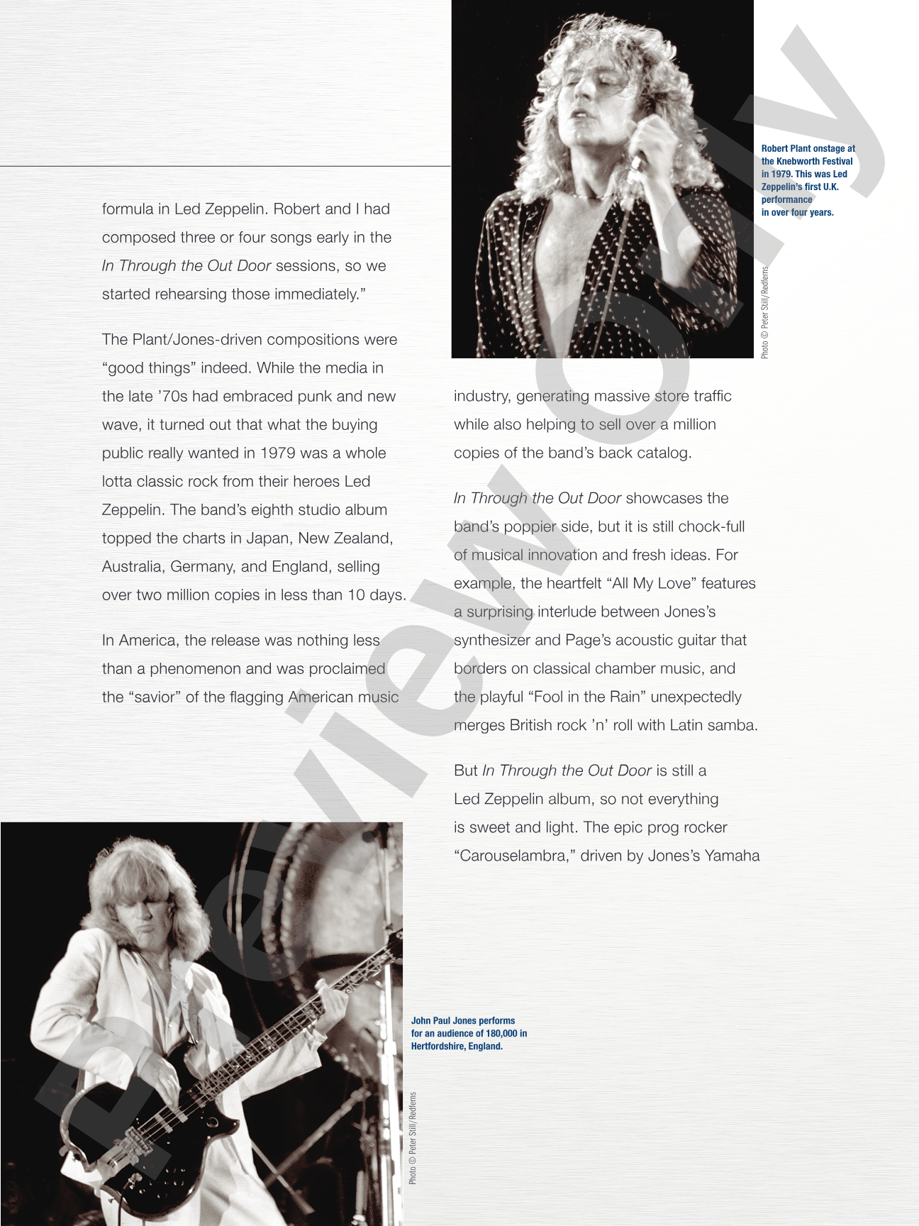 Led Zeppelin: In Through the Out Door Platinum Album Edition