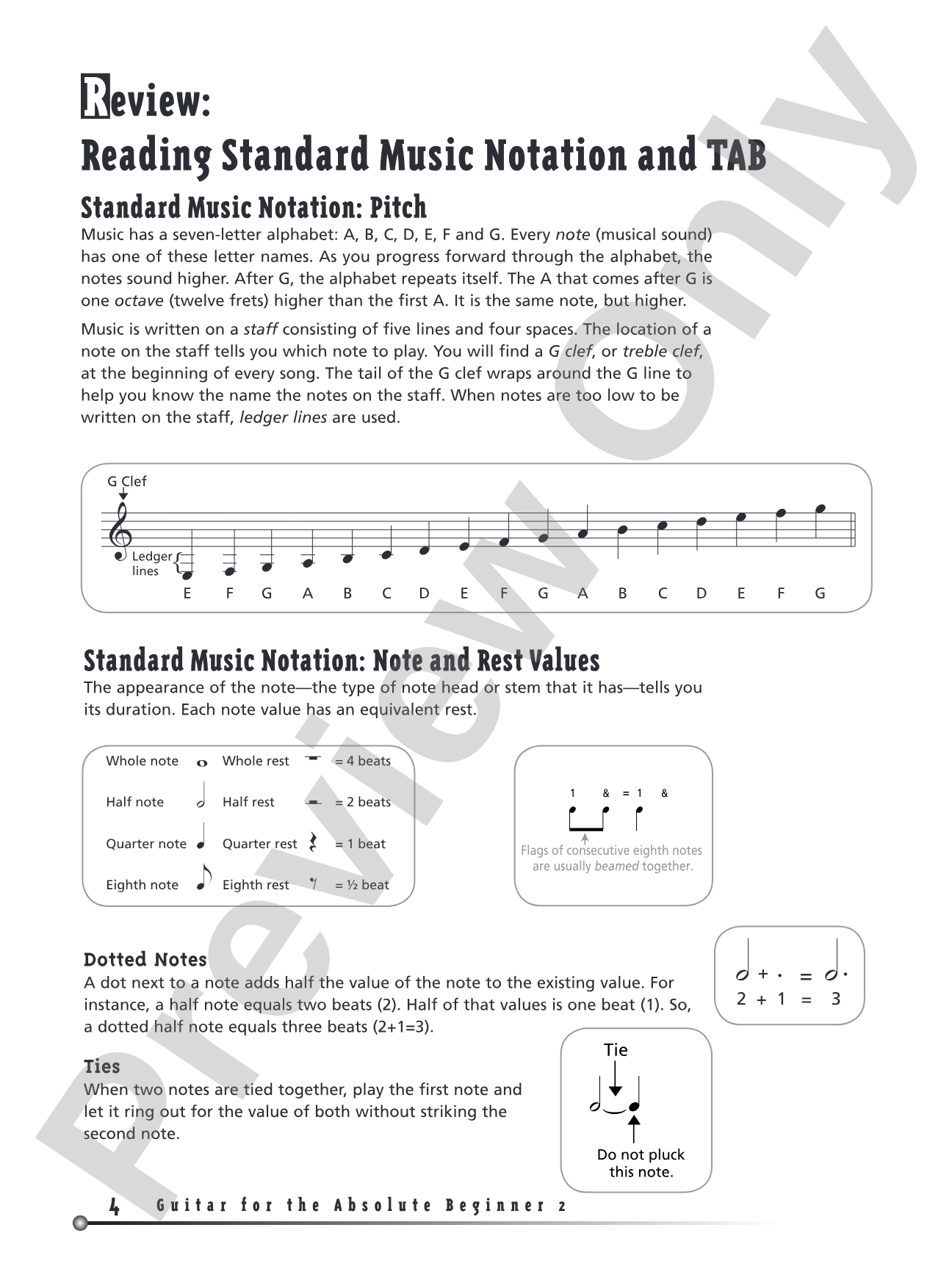 Guitar for the Absolute Beginner, Book 2: Absolutely Everything You Need to Know to Start Playing Now!