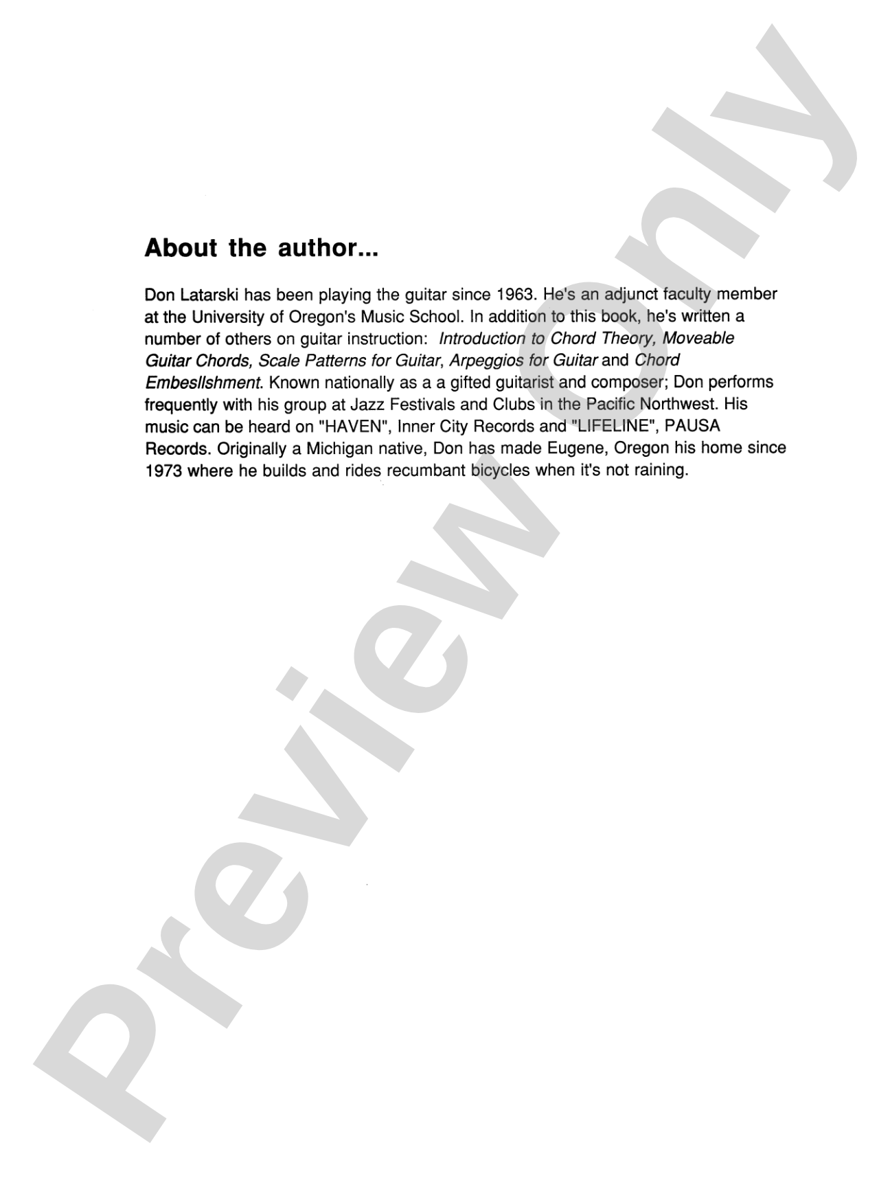 Scale Patterns: A Visual Approach to the Scales Most Commonly Used in Jazz, Rock, and Blues