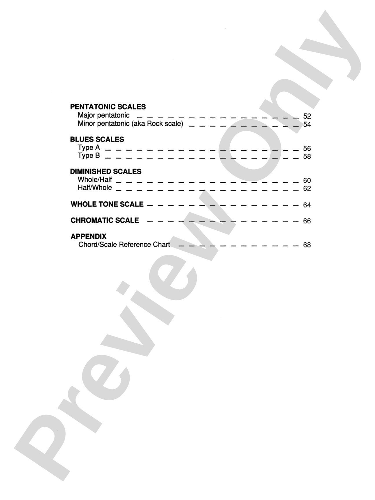 Scale Patterns: A Visual Approach to the Scales Most Commonly Used in Jazz, Rock, and Blues
