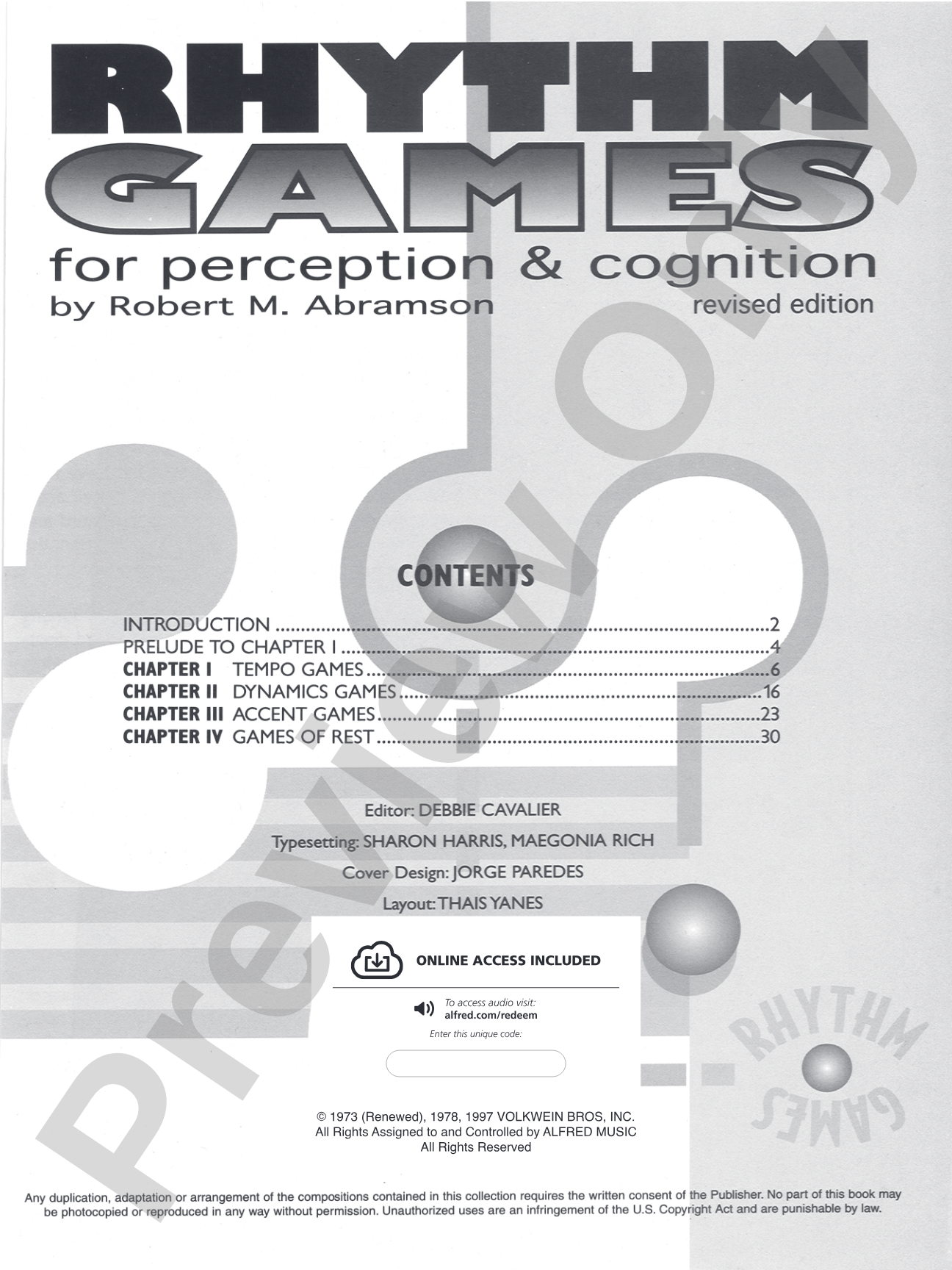 Rhythm Games for Perception & Cognition