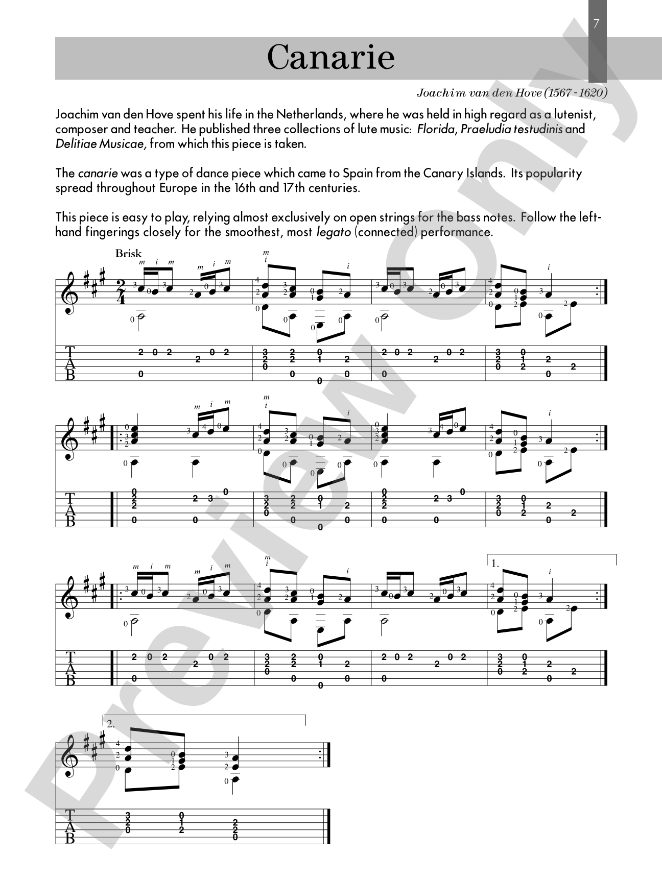 Renaissance for Guitar: Masters in TAB: Easy to Intermediate Lute Solos Transcribed for Guitar: Solo Guitar