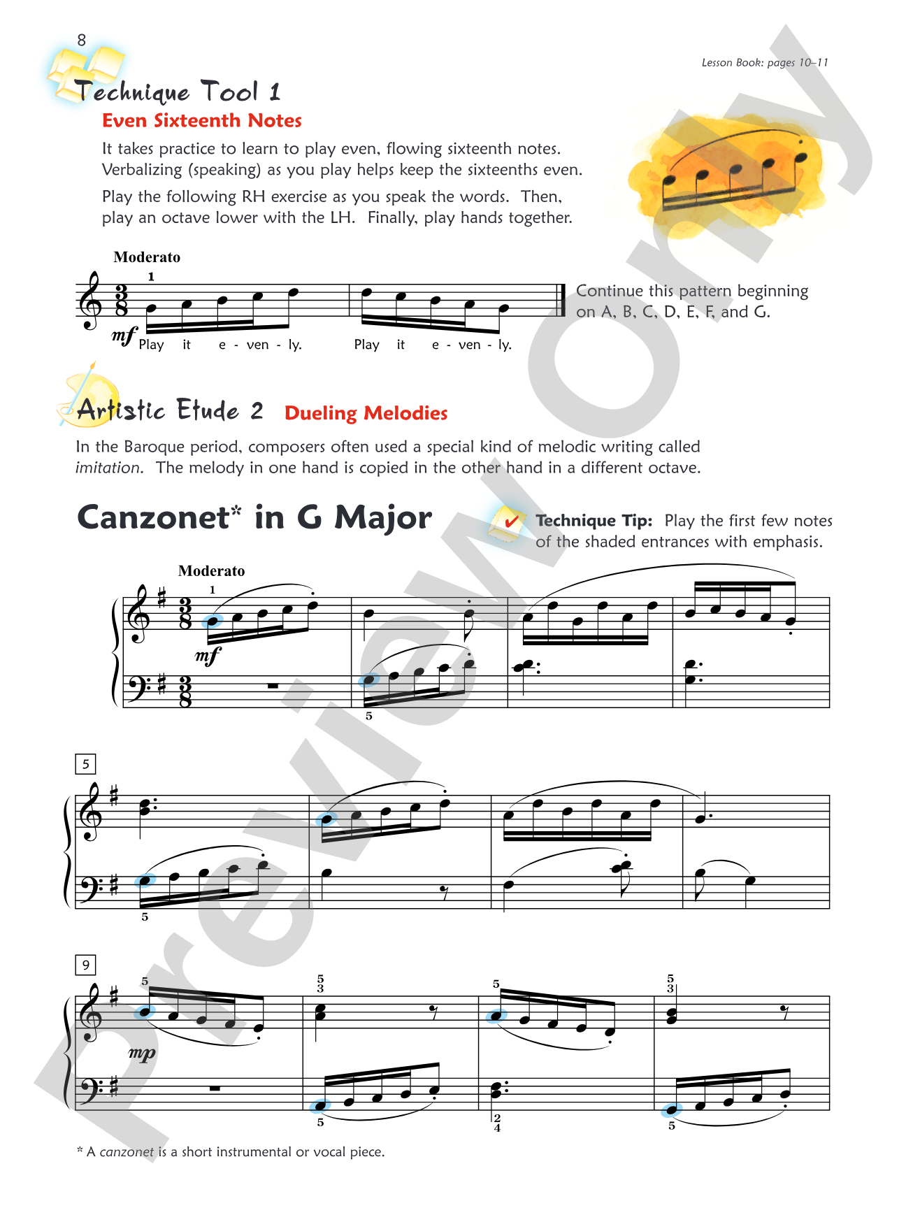 Premier Piano Course, Technique 5: Piano