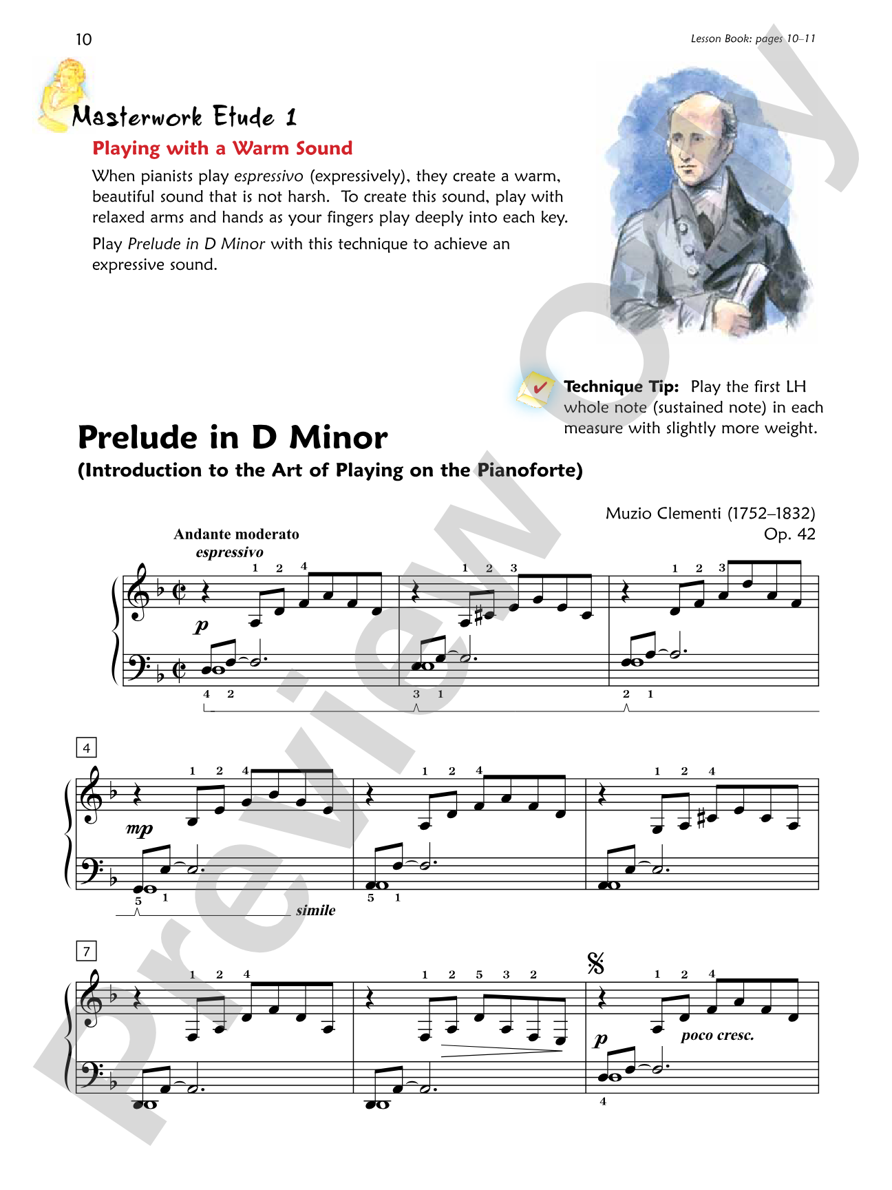 Premier Piano Course, Technique 6: Piano
