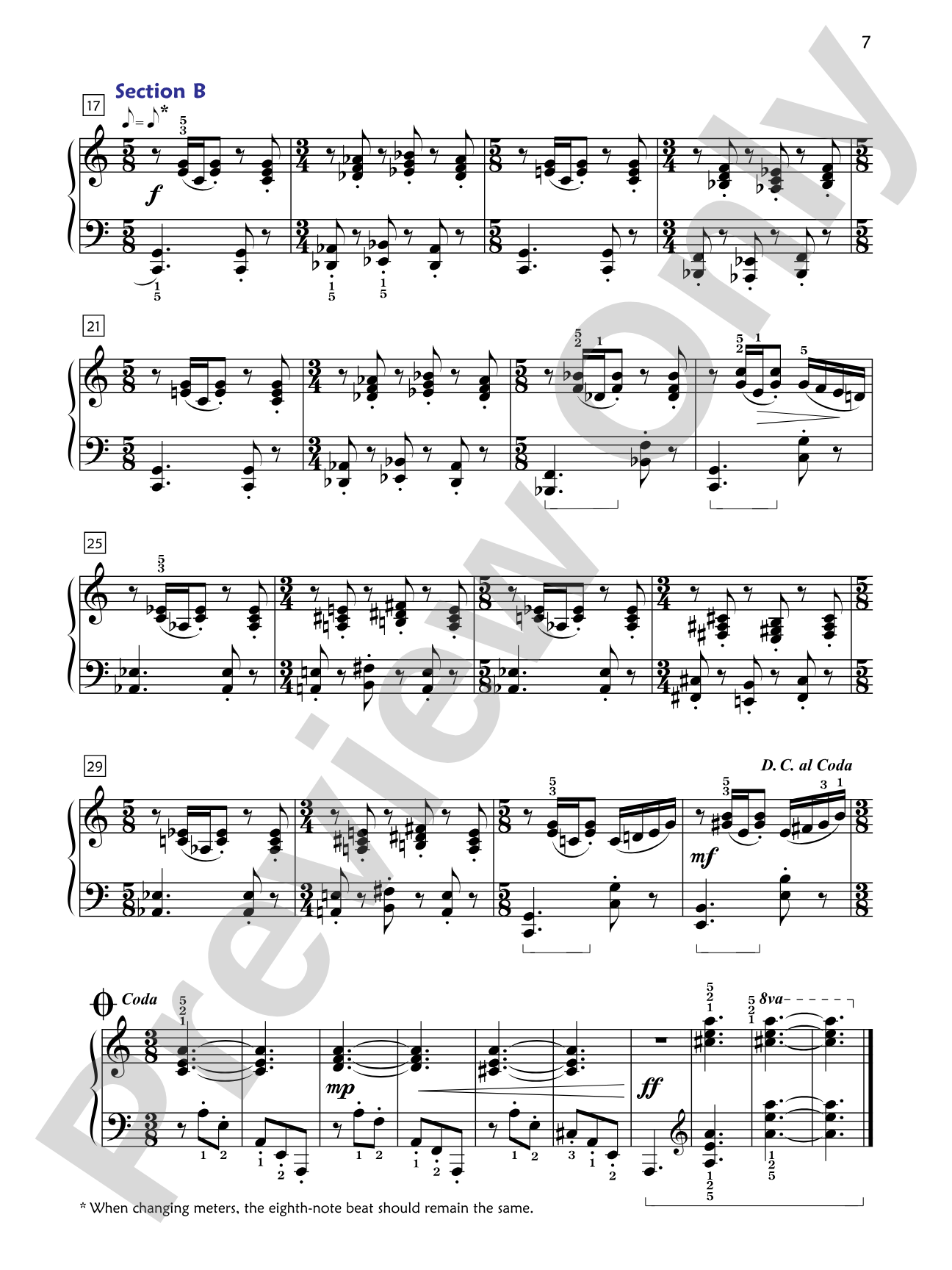 Premier Piano Course, Technique 6: Piano