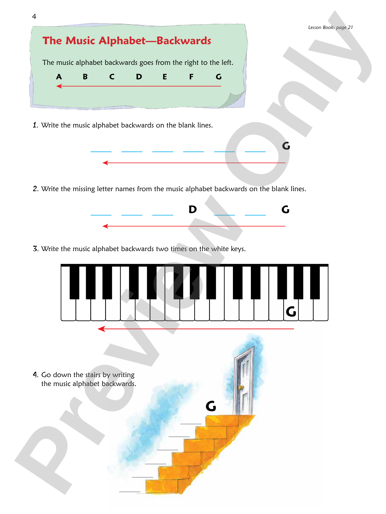 Premier Piano Course, Notespeller 1A: Piano