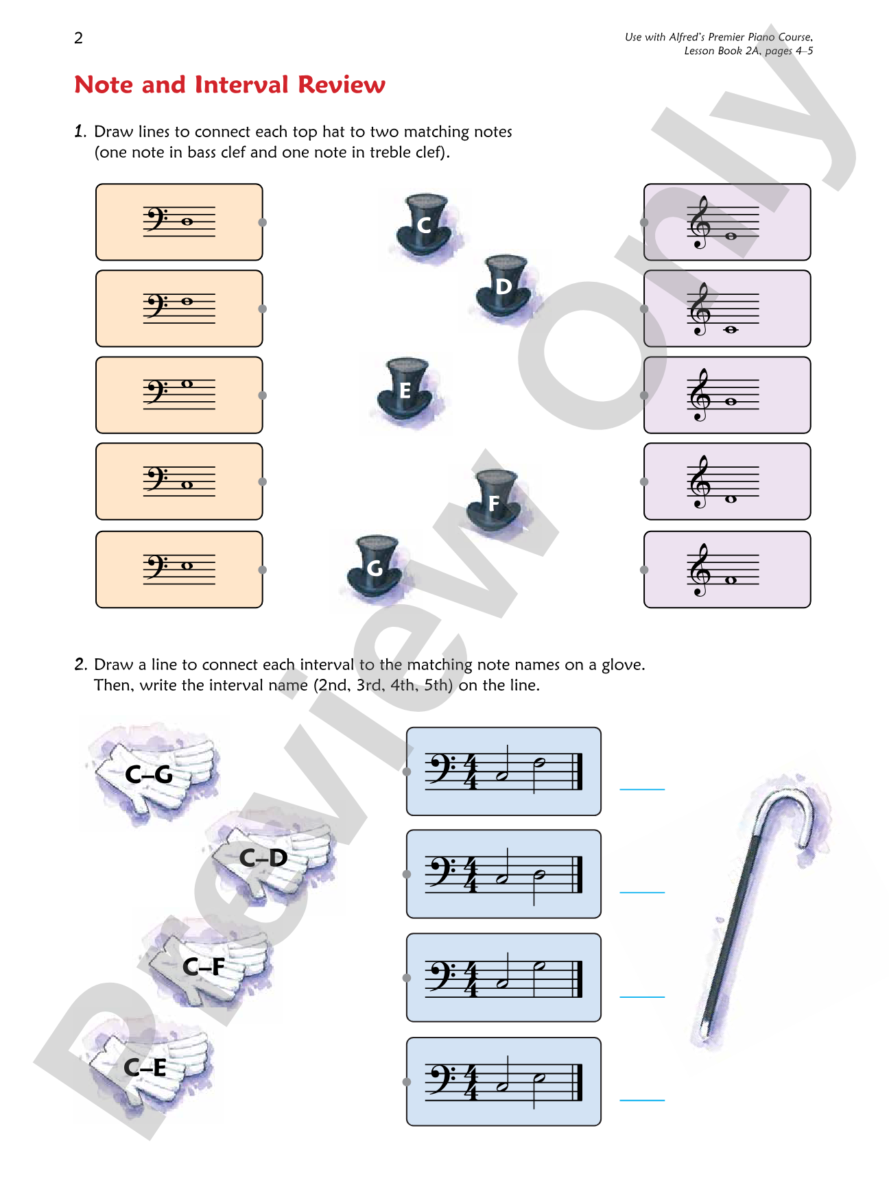Premier Piano Course, Notespeller 2A: Piano
