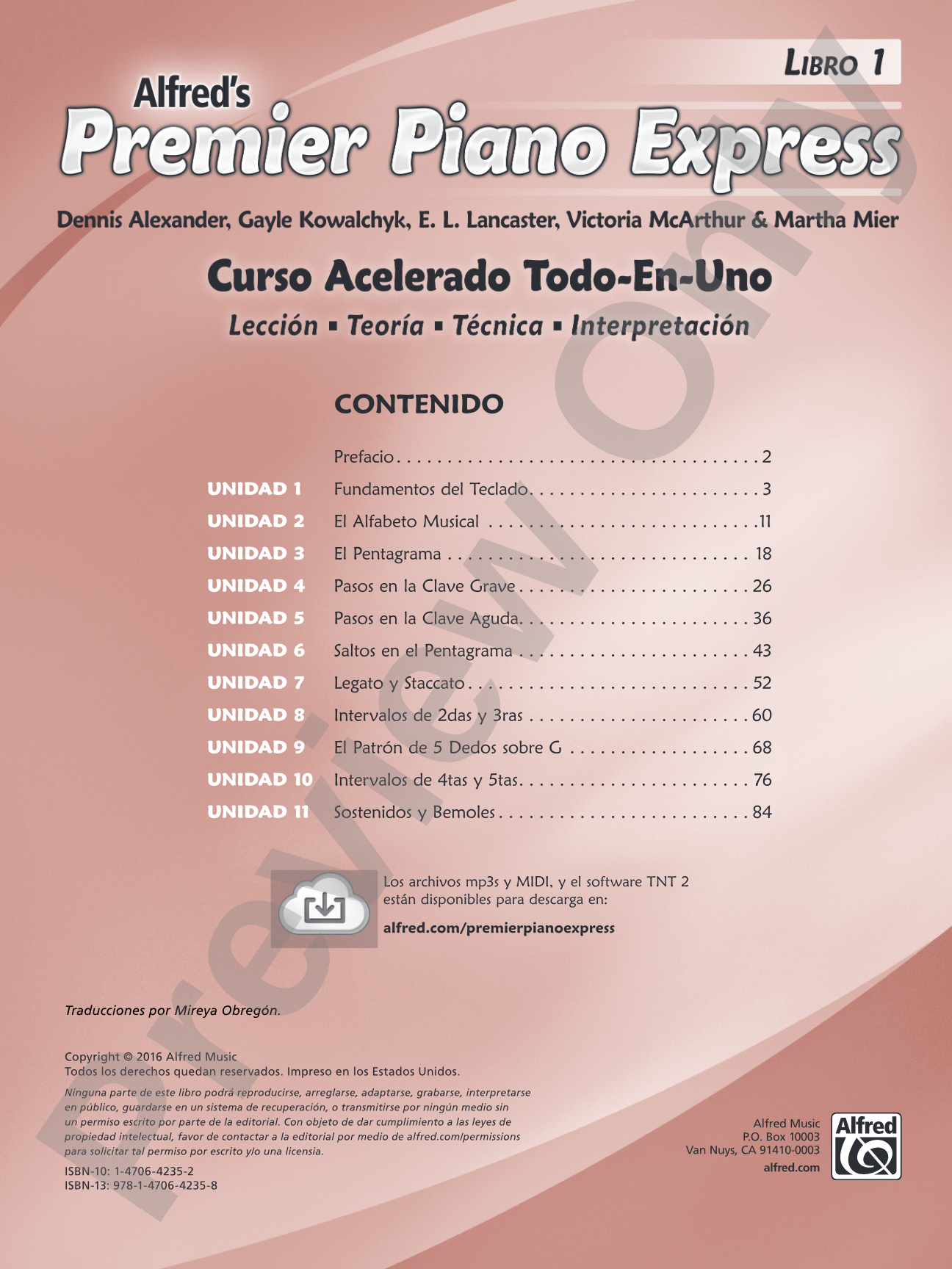 Premier Piano Express: Spanish Edition, Libro 1: An All-In-One Accelerated Course: Piano