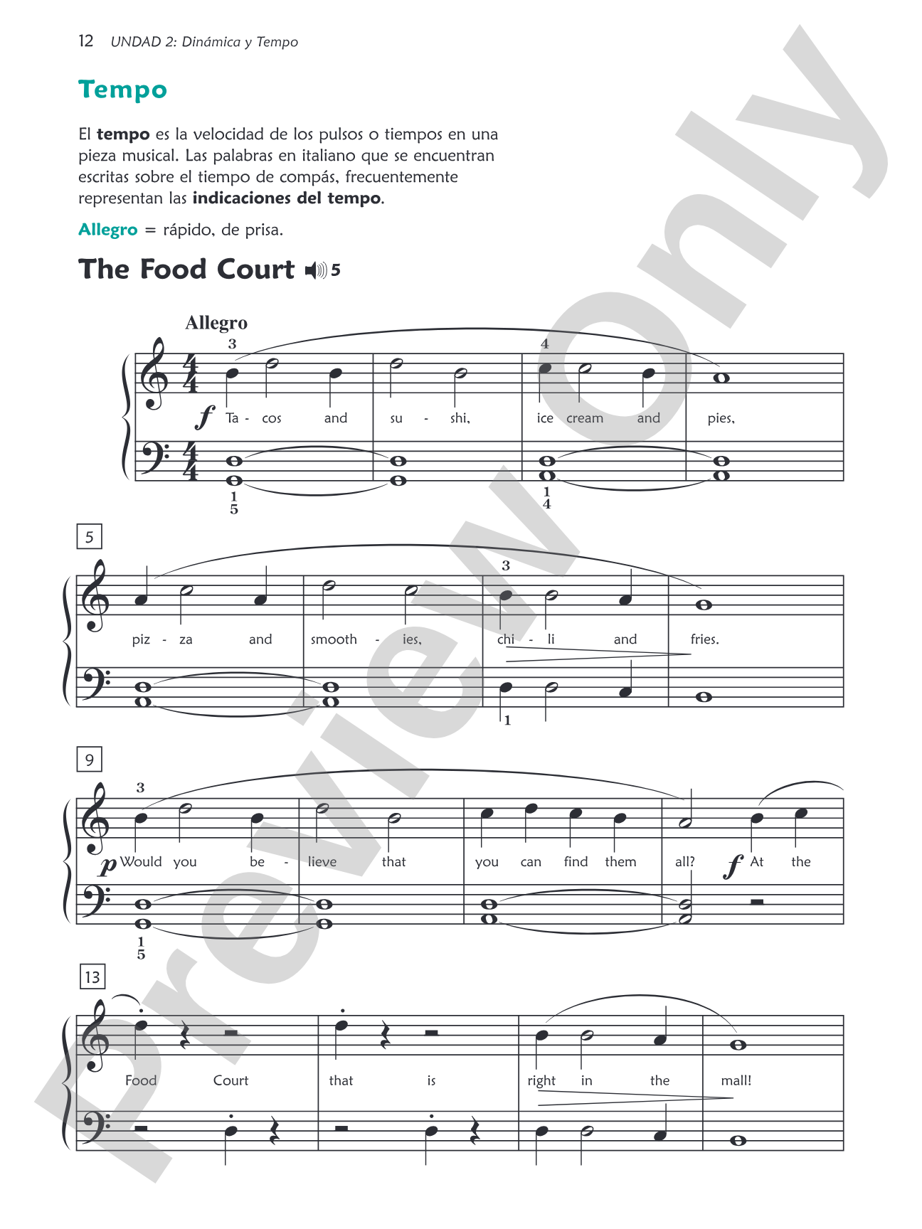 Premier Piano Express: Spanish Edition, Libro 2: An All-In-One Accelerated Course: Piano