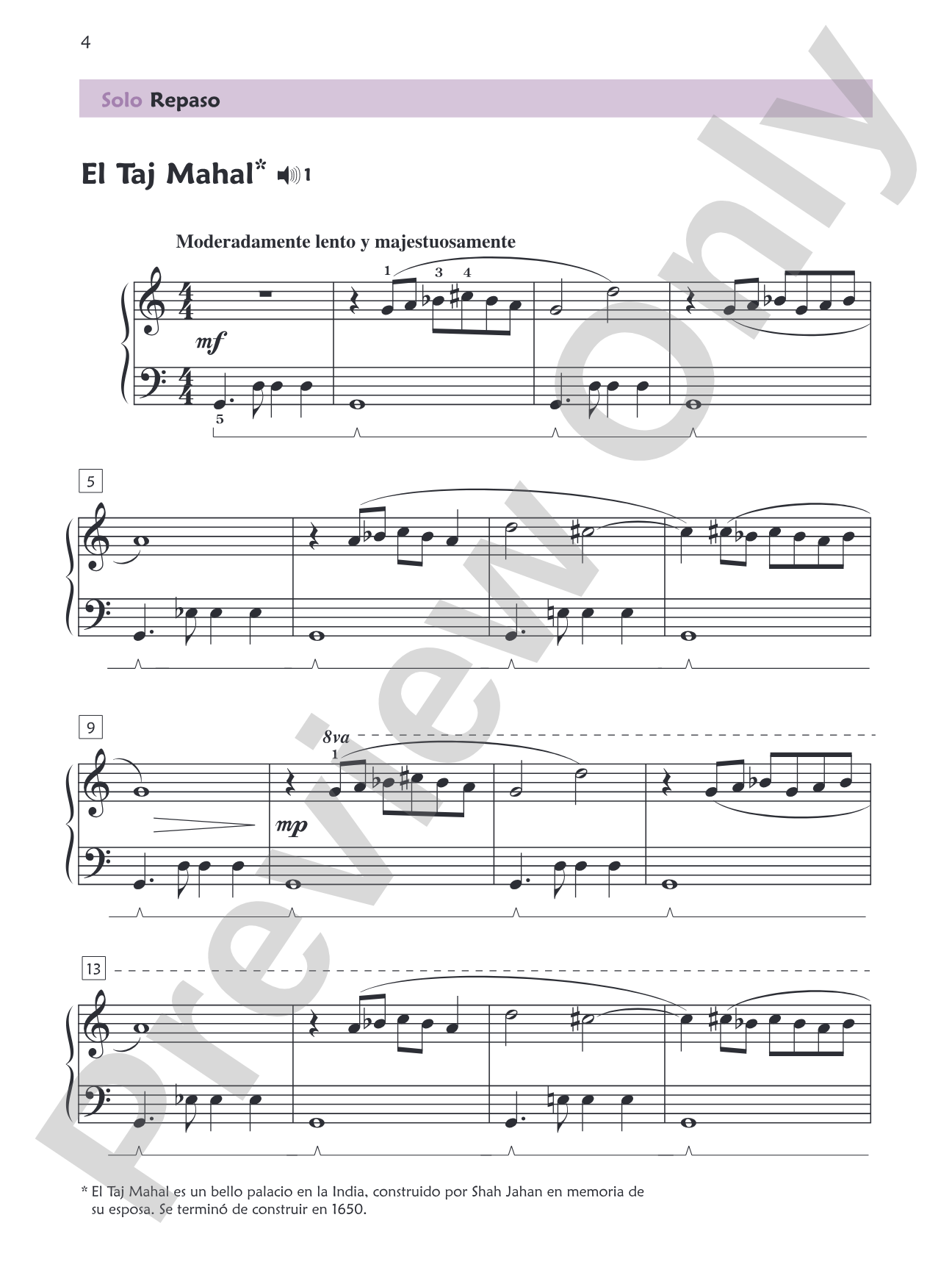 Premier Piano Express: Spanish Edition, Libro 3: An All-In-One Accelerated Course: Piano