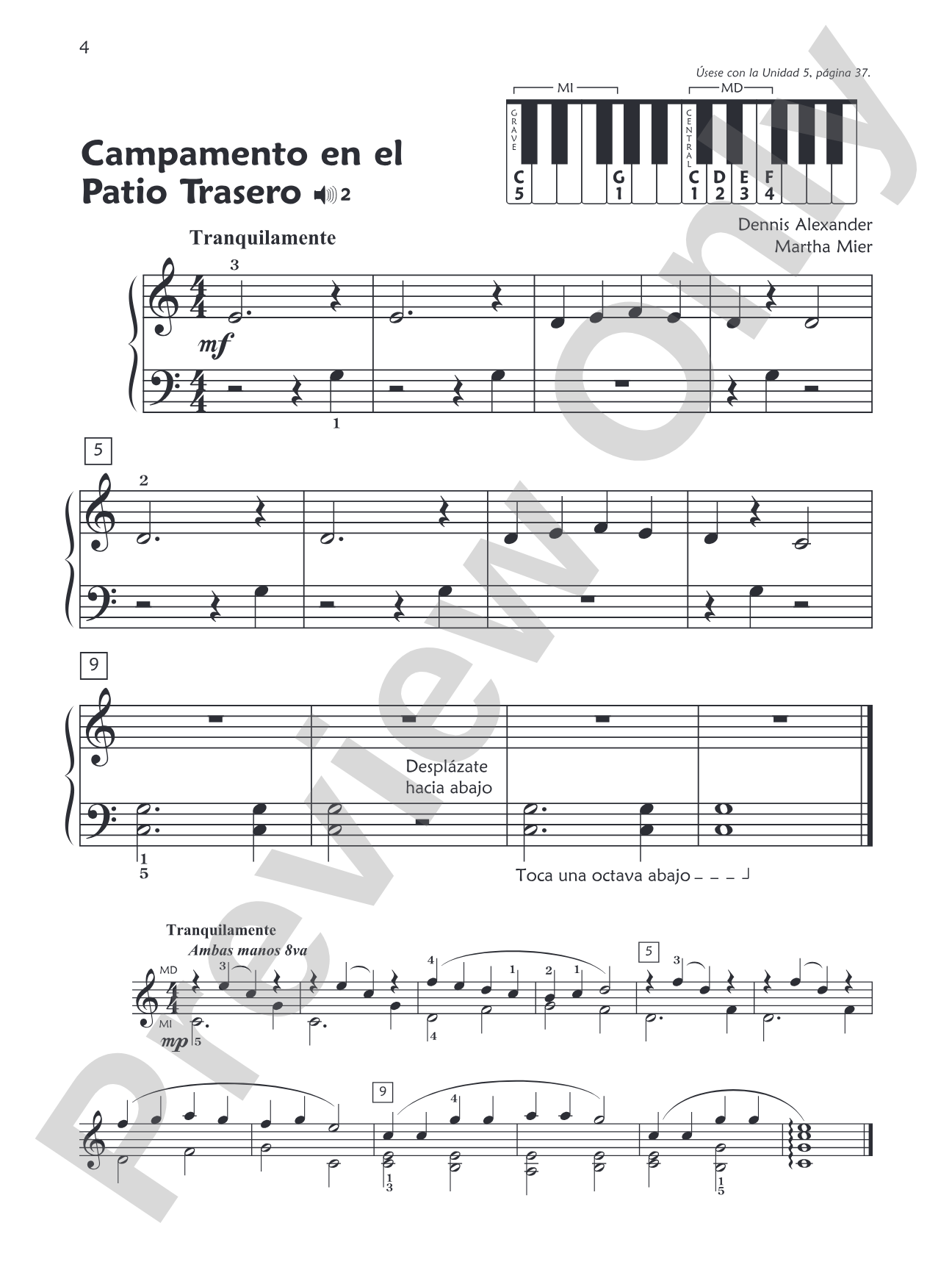 Premier Piano Express, Libro de Repertorio 1: Piano