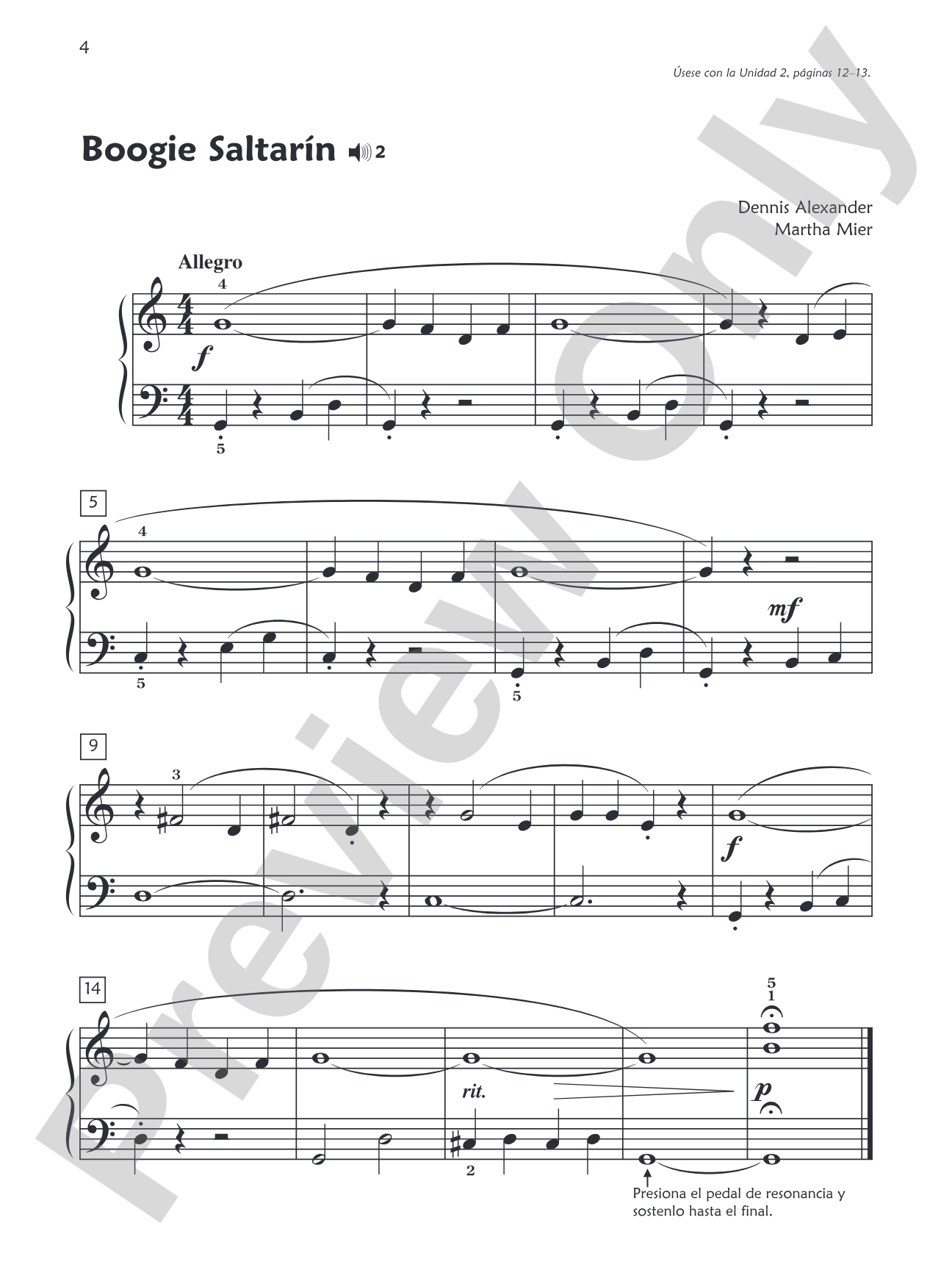 Premier Piano Express, Libro de Repertorio 2: Piano