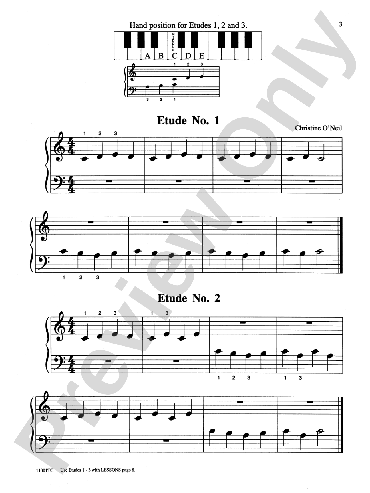 Michael Aaron Piano Course: Technic, Grade 1: Piano