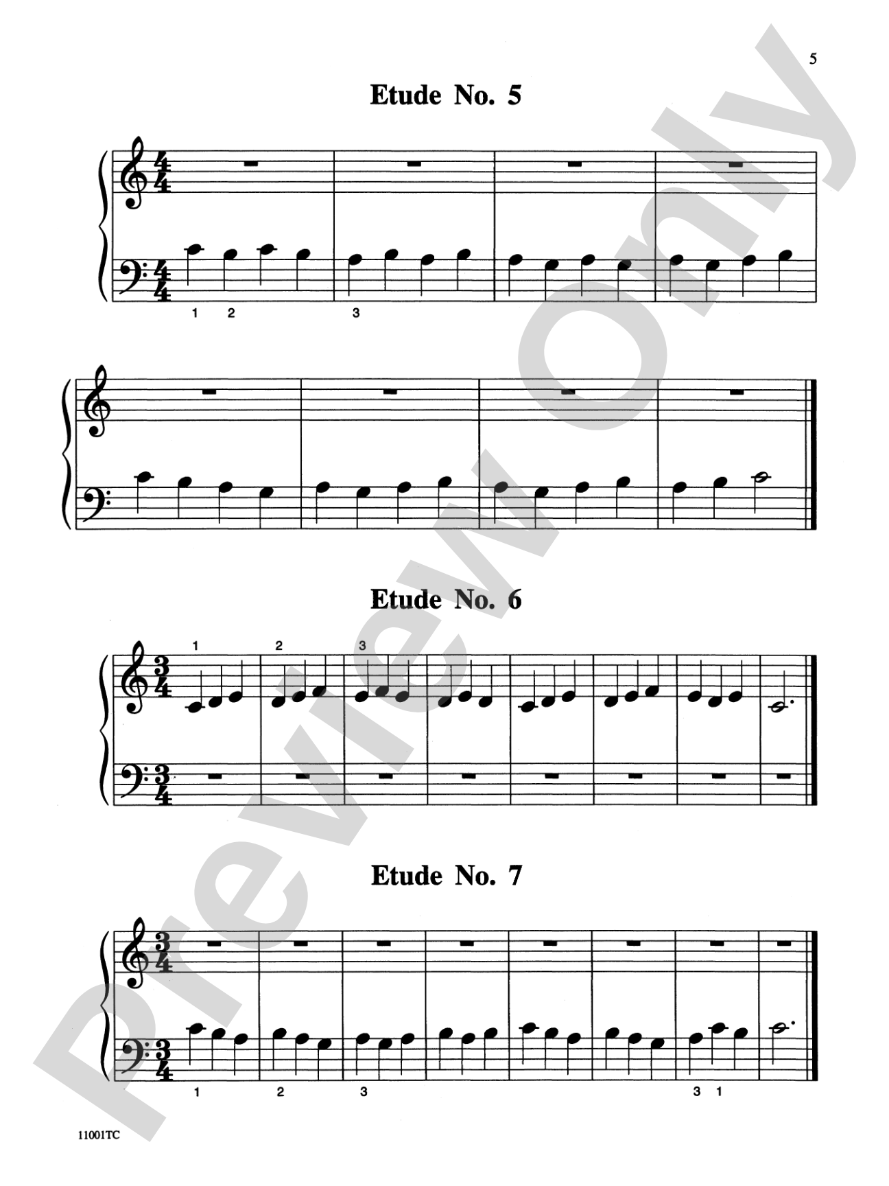 Michael Aaron Piano Course: Technic, Grade 1: Piano