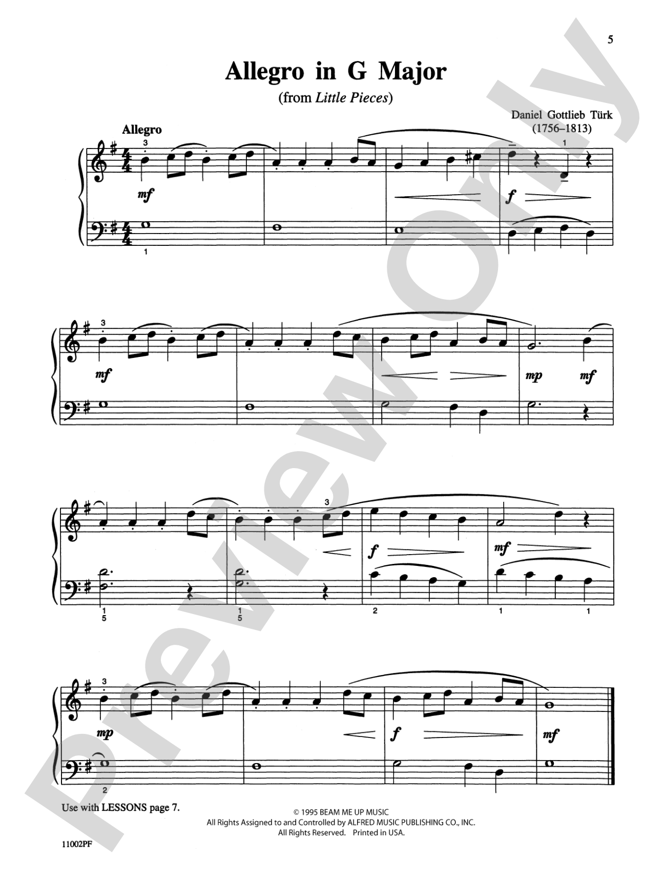 Michael Aaron Piano Course: Performance, Grade 2: Piano