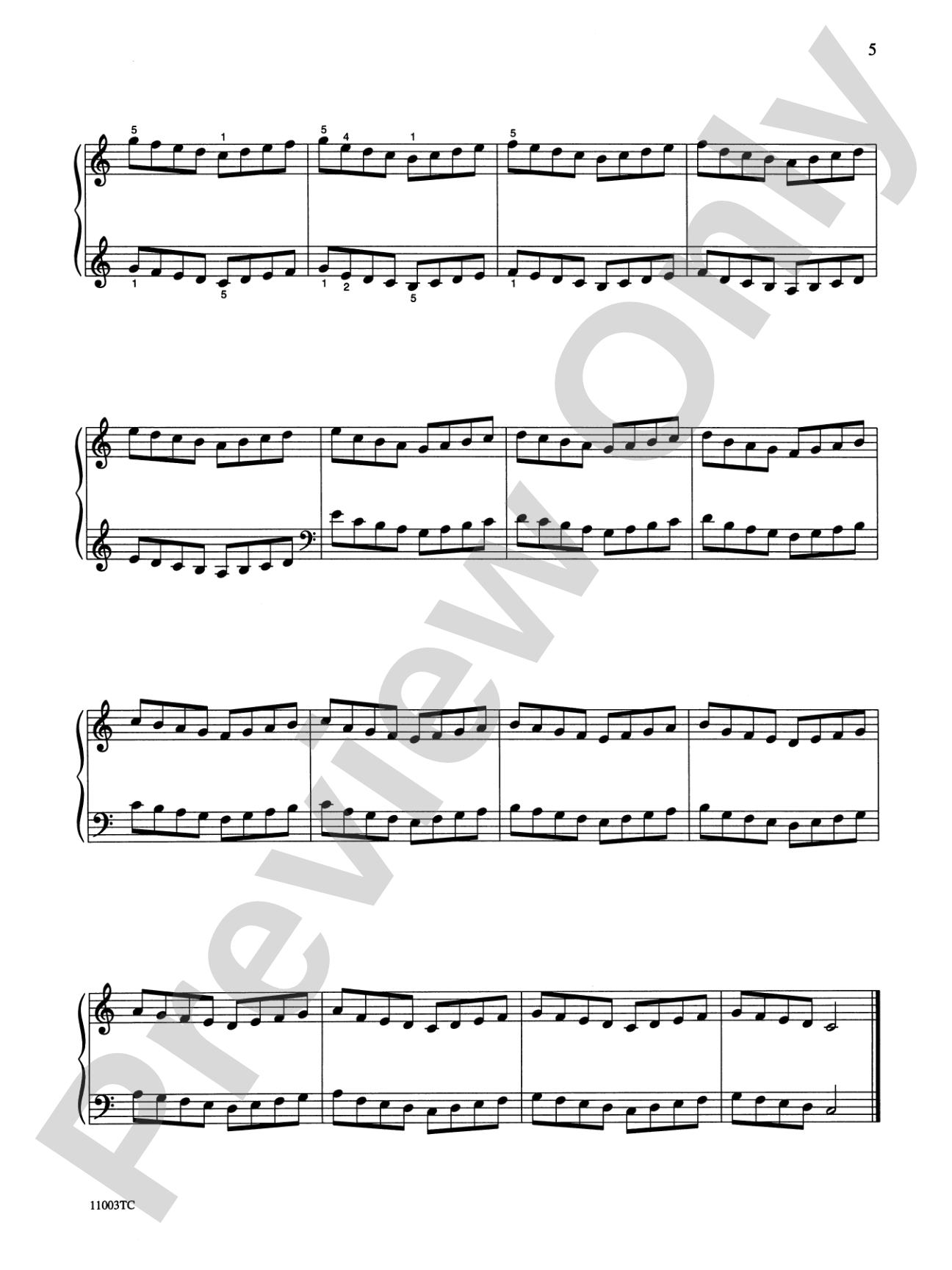 Michael Aaron Piano Course: Technic, Grade 3: Piano