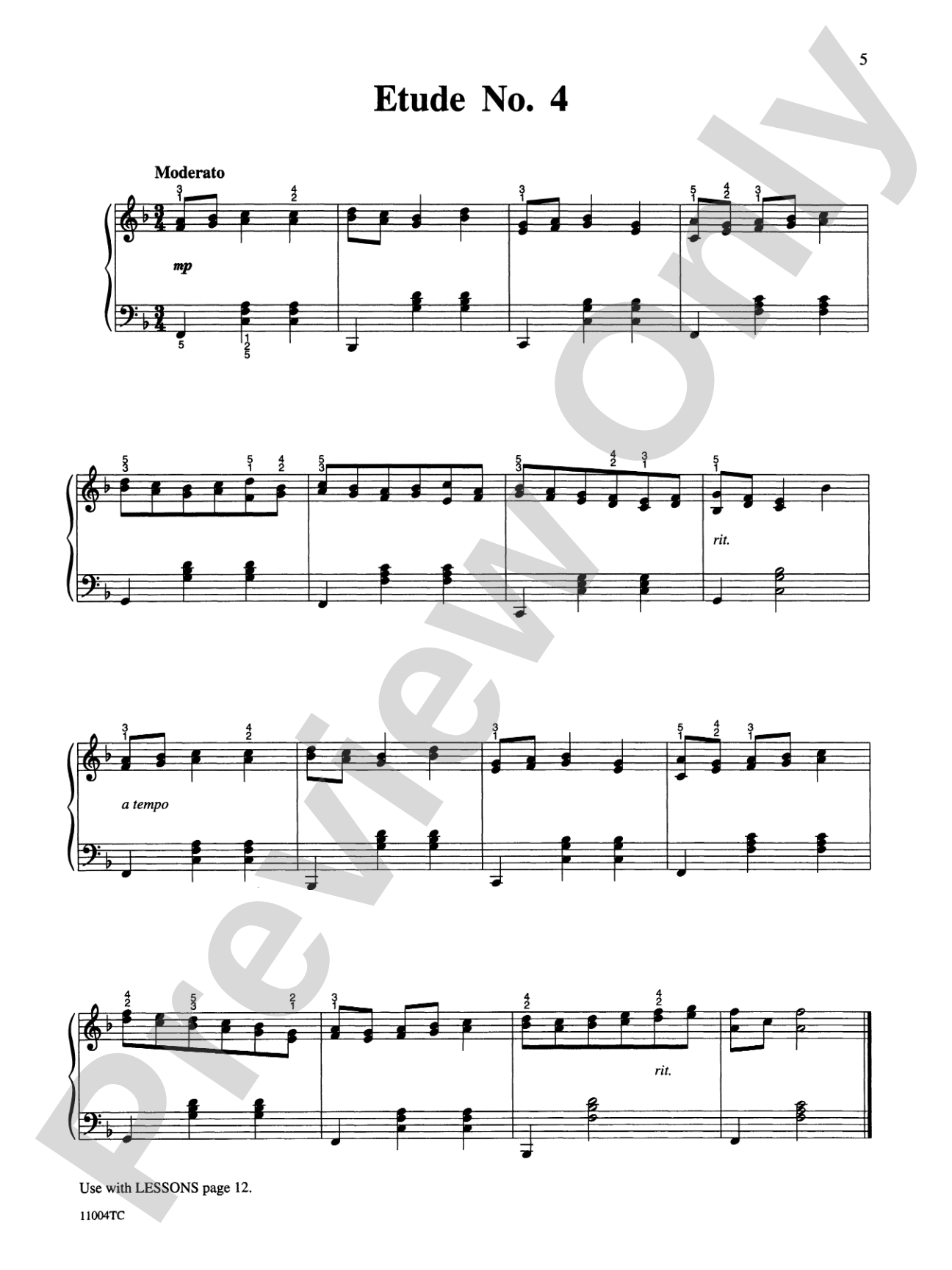 Michael Aaron Piano Course: Technic, Grade 4: Piano