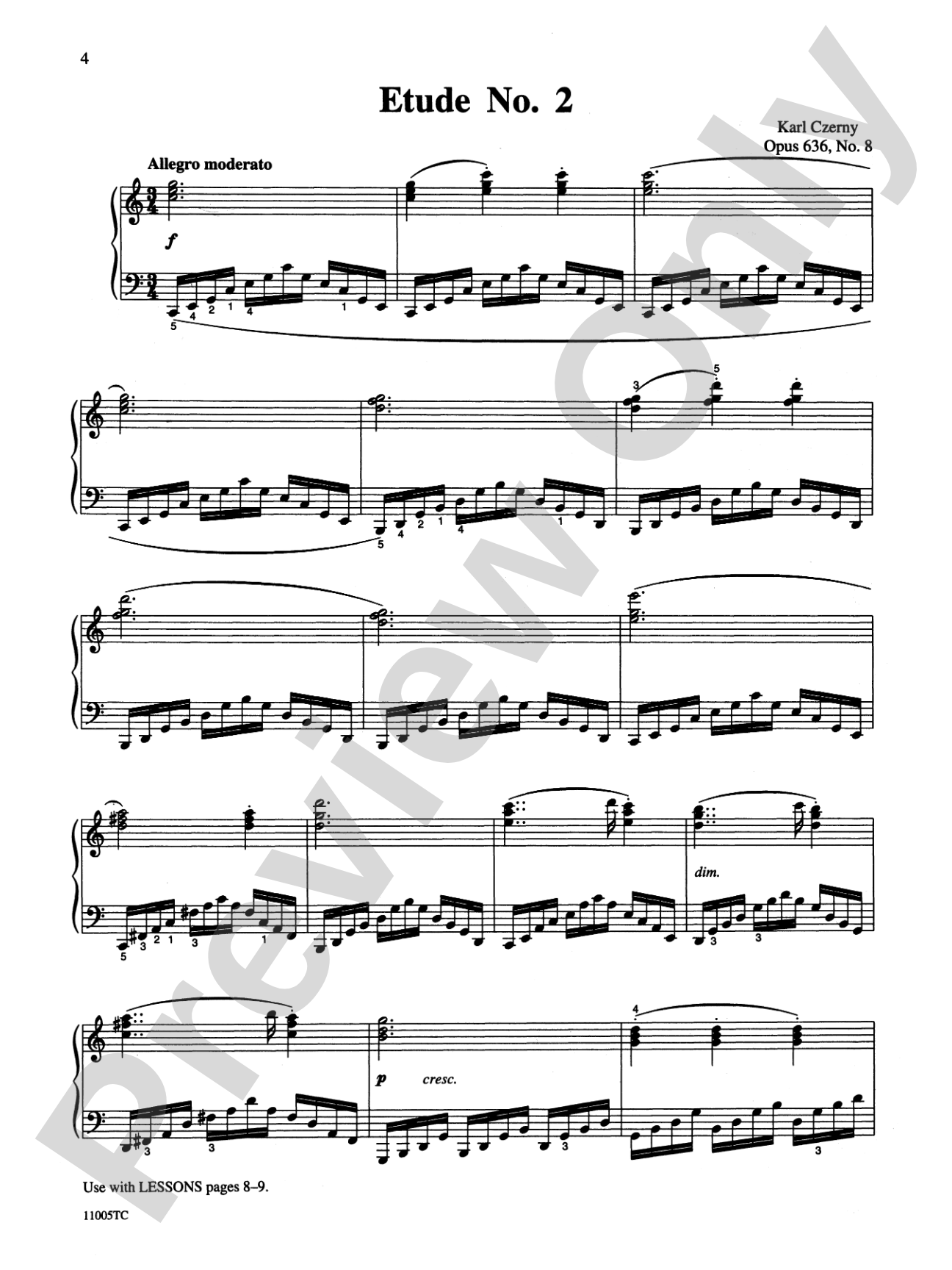 Michael Aaron Piano Course: Technic, Grade 5: Piano