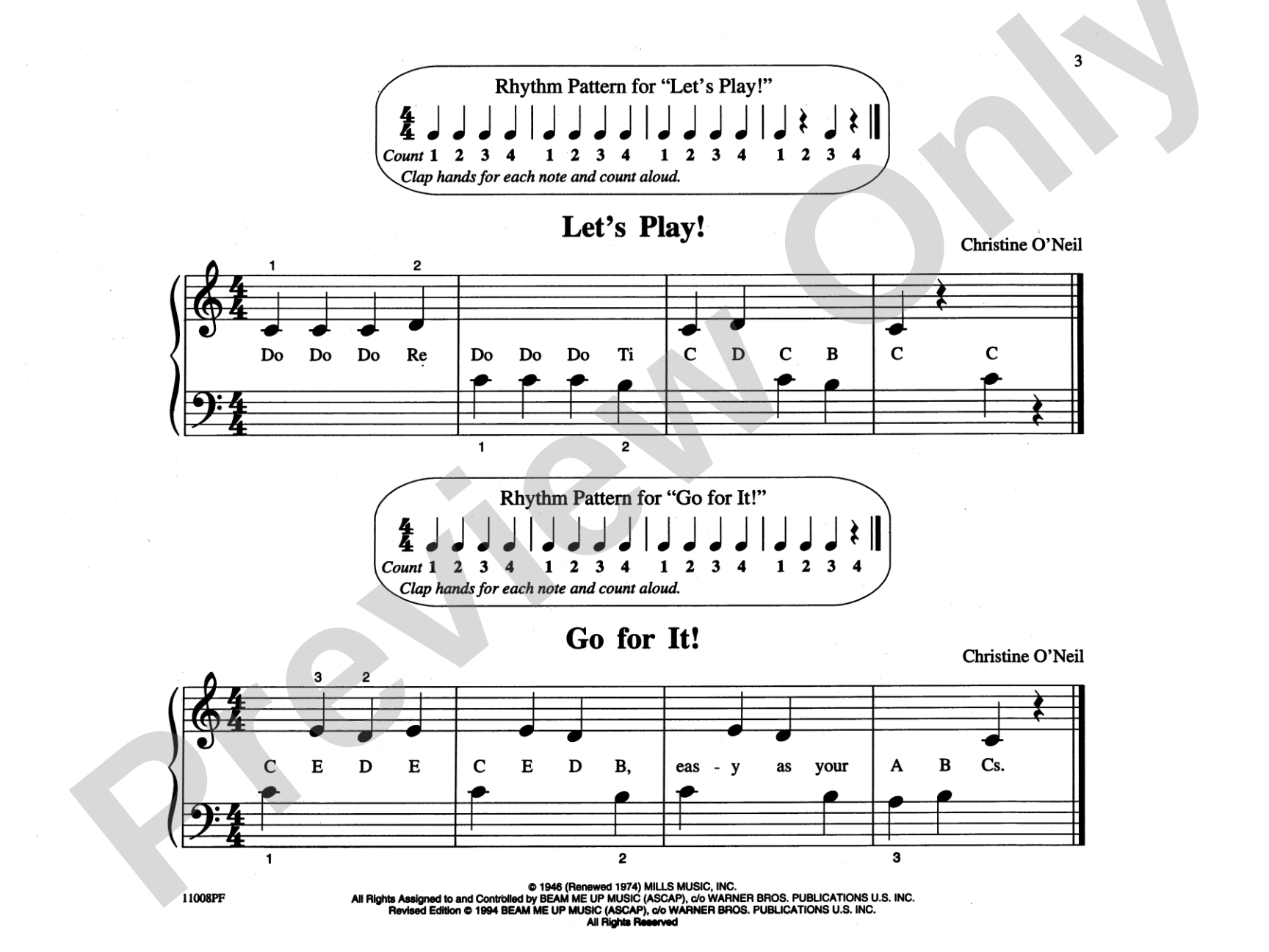 Michael Aaron Piano Course: Performance, Primer: Piano